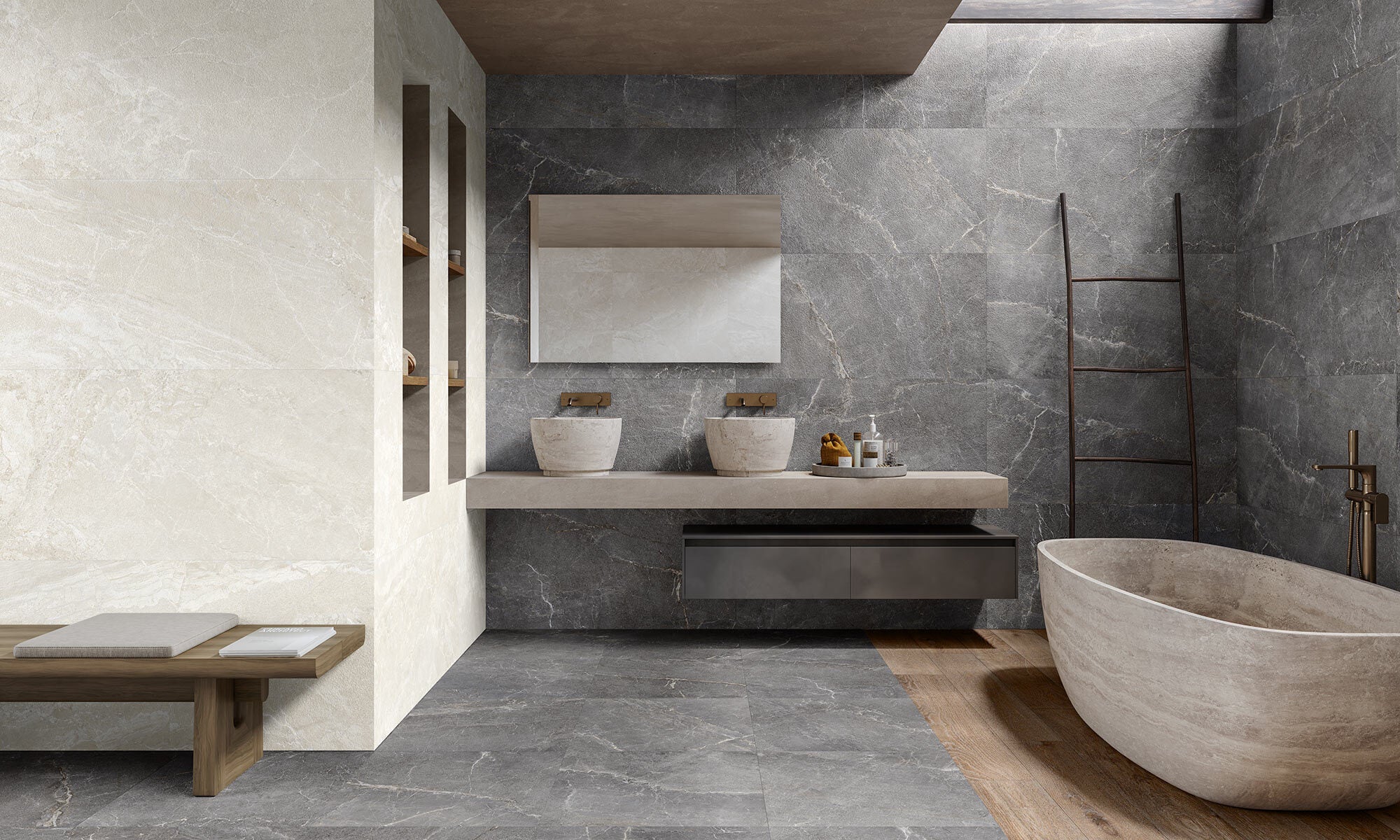 Diverse Gris 30x60cm - £36.99 per M²