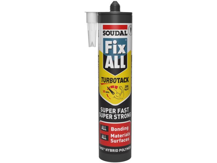 Soudal Fix All TurboTack Sealant Adhesive 290ml - White