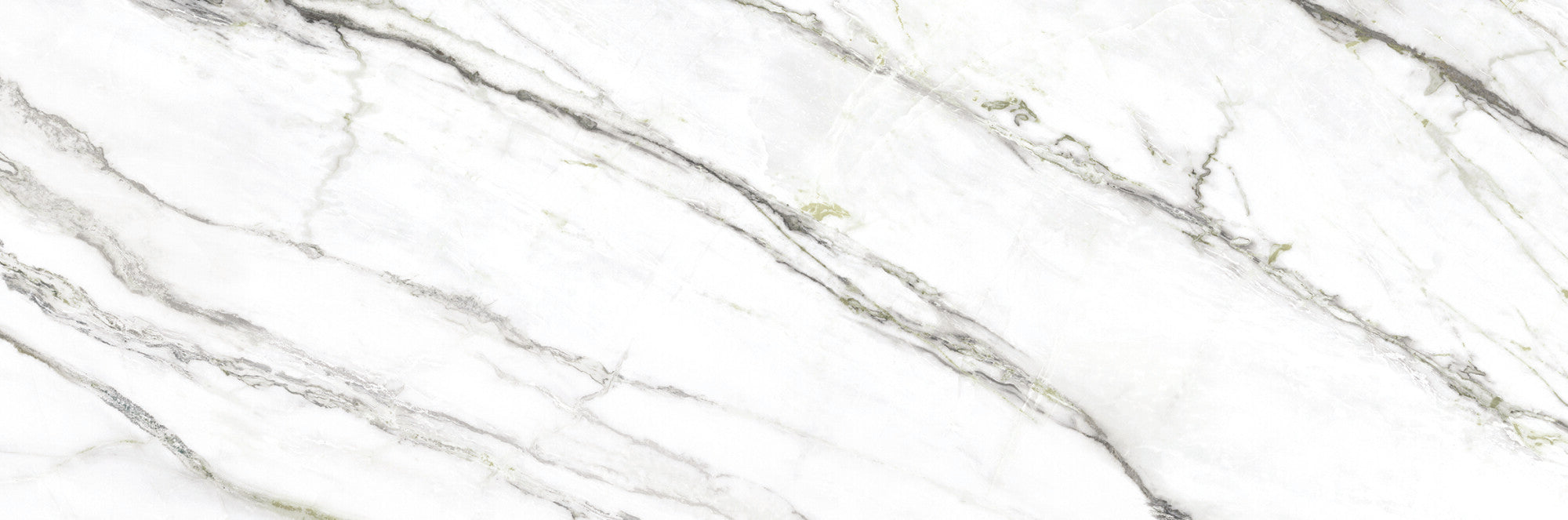 Calacatta Green ceramic wall tile with elegant white and soft green veins, perfect for modern interiors.