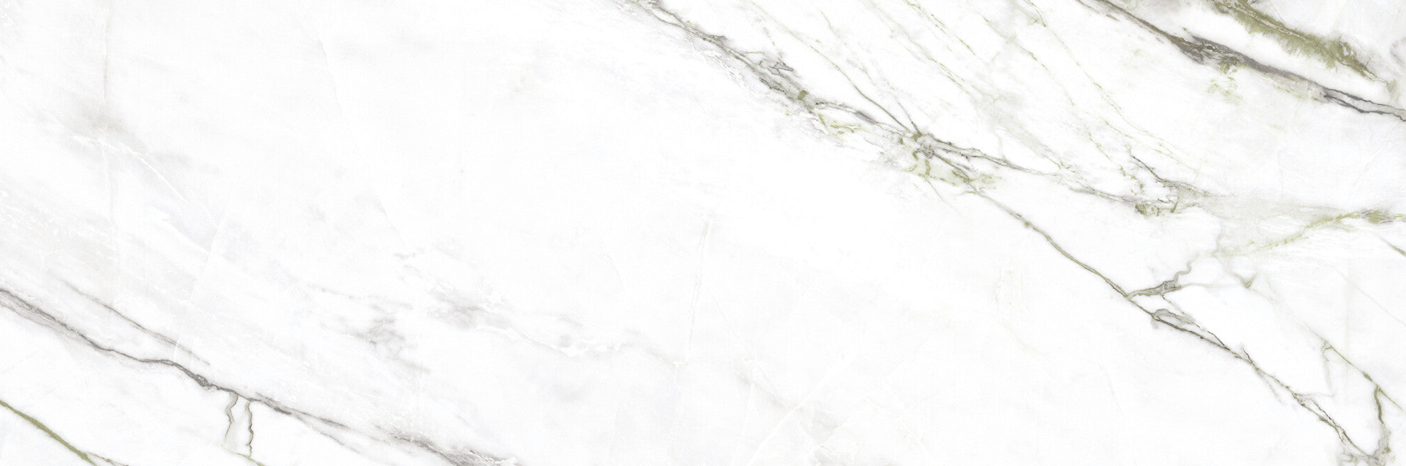 Calacatta Green ceramic wall tile featuring elegant white tones and soft green veins.