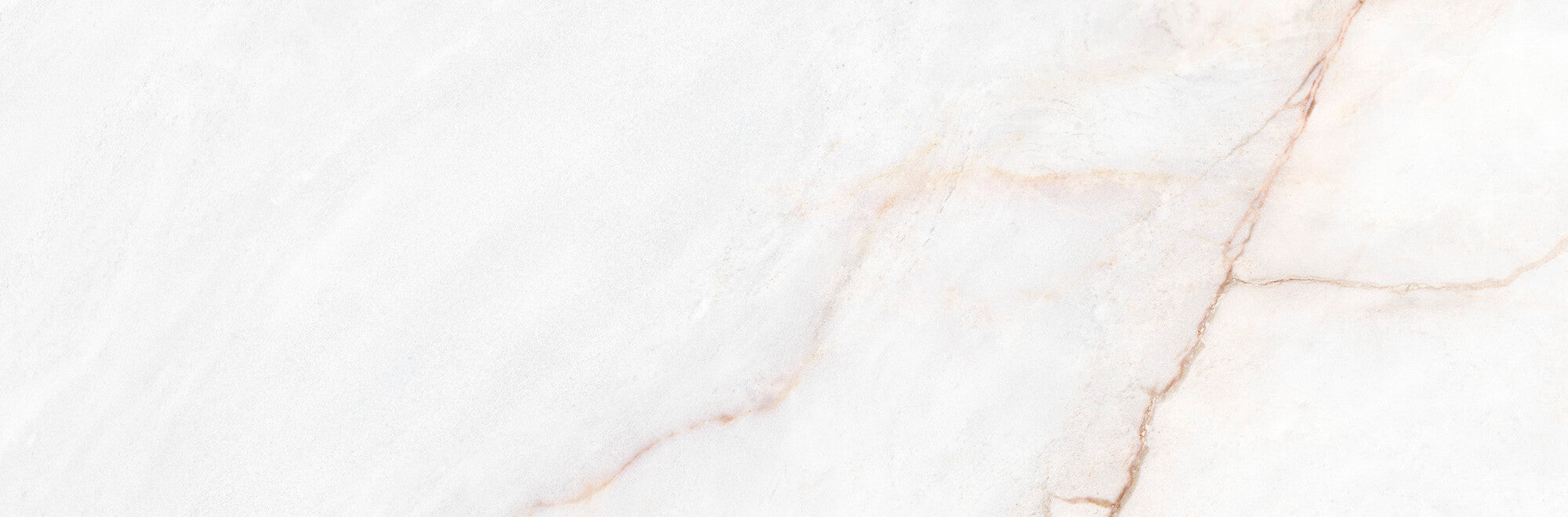 Lia White 33.3x100cm matt ceramic wall tile showcasing soft white canvas and subtle pinkish veining.