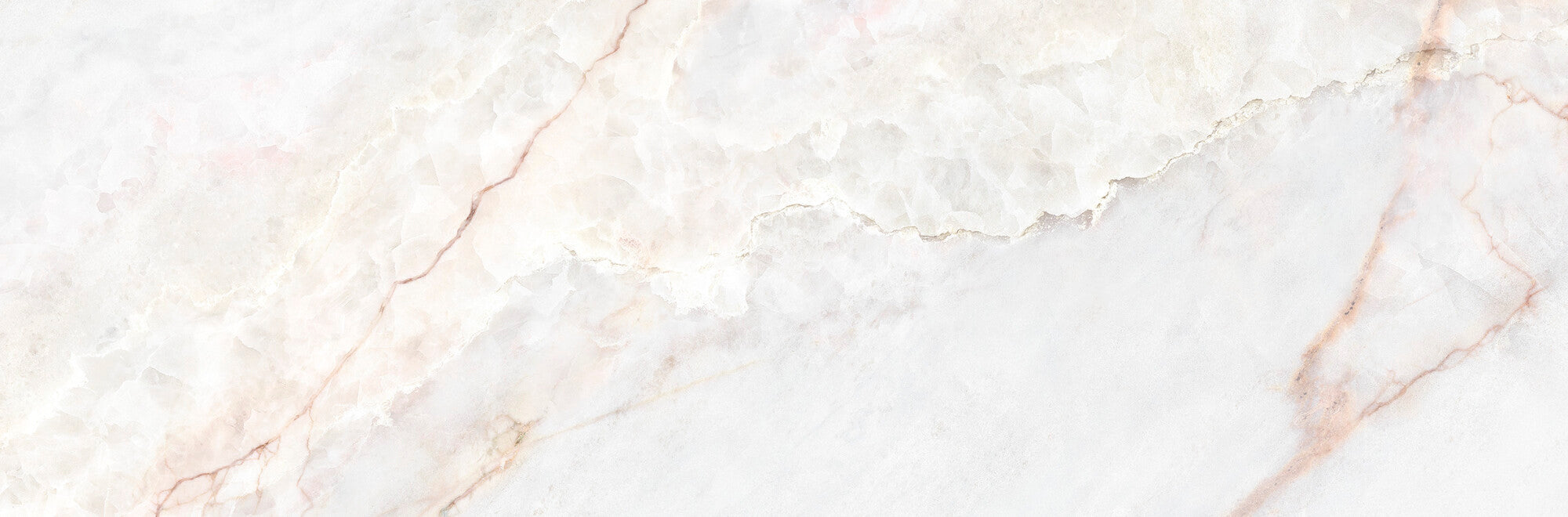 Lia White 33.3x100cm ceramic wall tile featuring soft white with delicate pinkish veining.