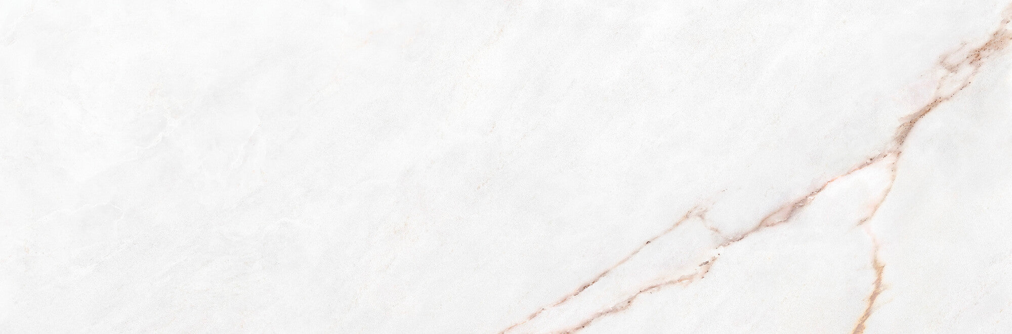 Lia White 33.3x100cm ceramic wall tile showcasing soft white and pinkish veining, ideal for modern spaces.