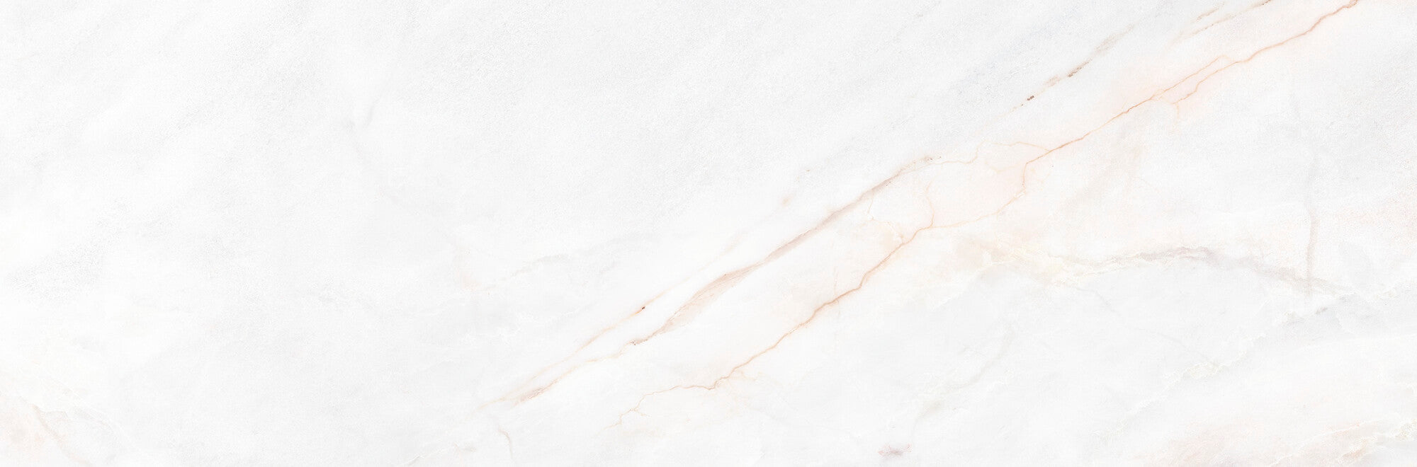 Lia White 33.3x100cm ceramic wall tile showcasing elegant soft white with delicate pinkish veining.