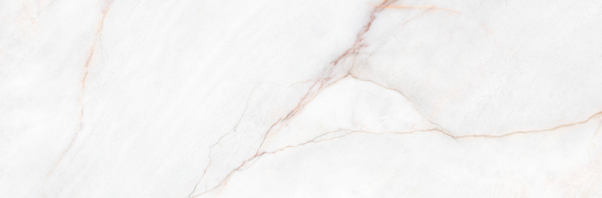 Lia White 33.3x100cm ceramic wall tile featuring soft white with delicate pinkish veining.