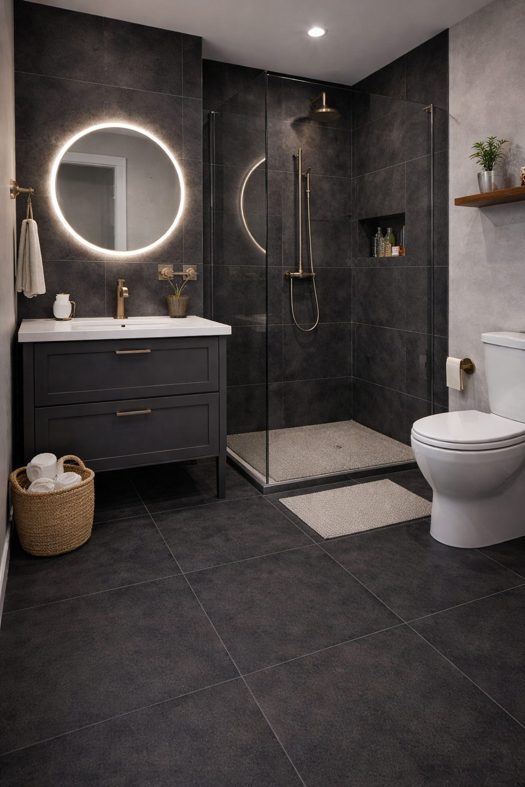 Raw Charcoal 60x60cm - £34.99 per M²