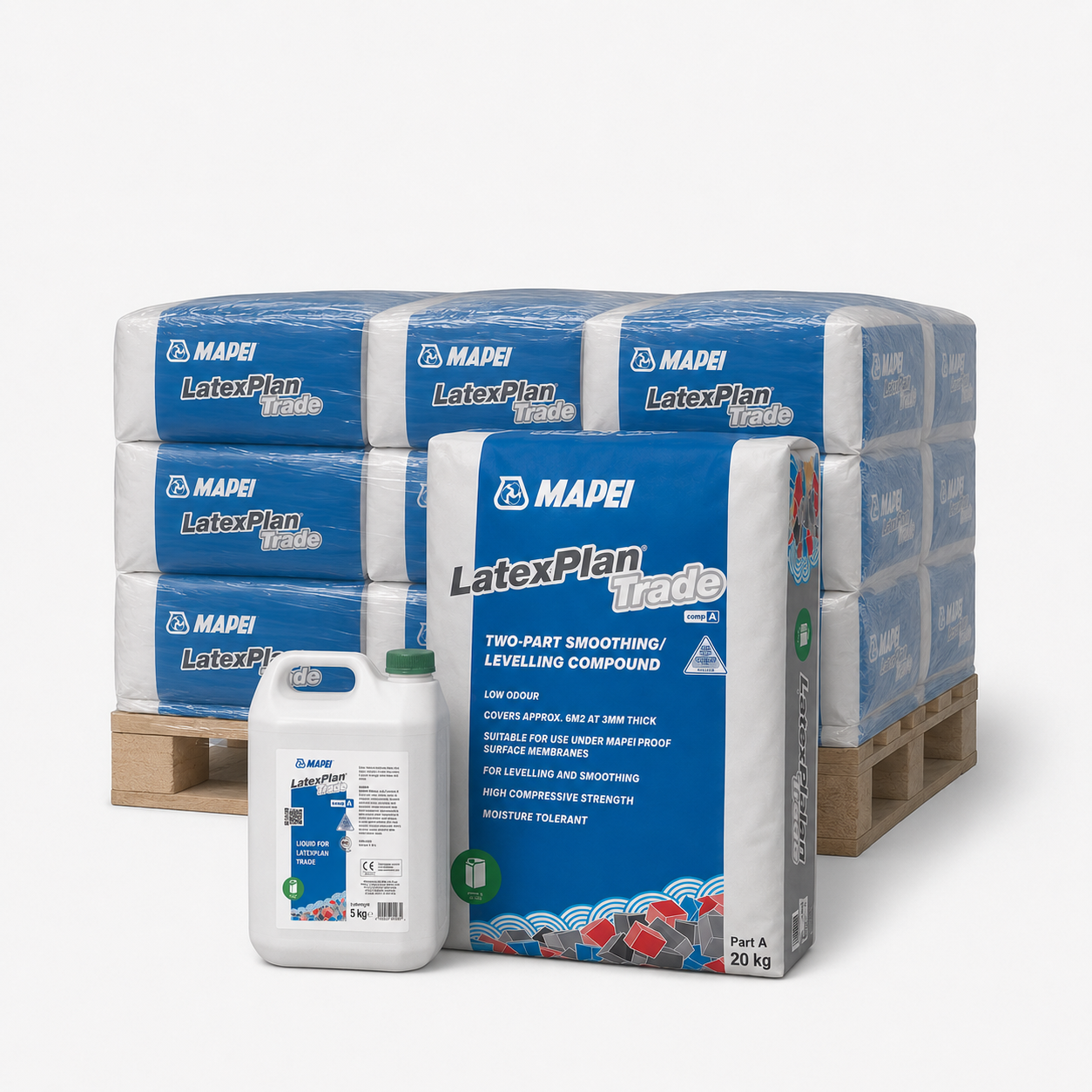 Mapei Latexplan Trade Two Part Levelling Compound 25kg [20 BAGS & BOTTLES]