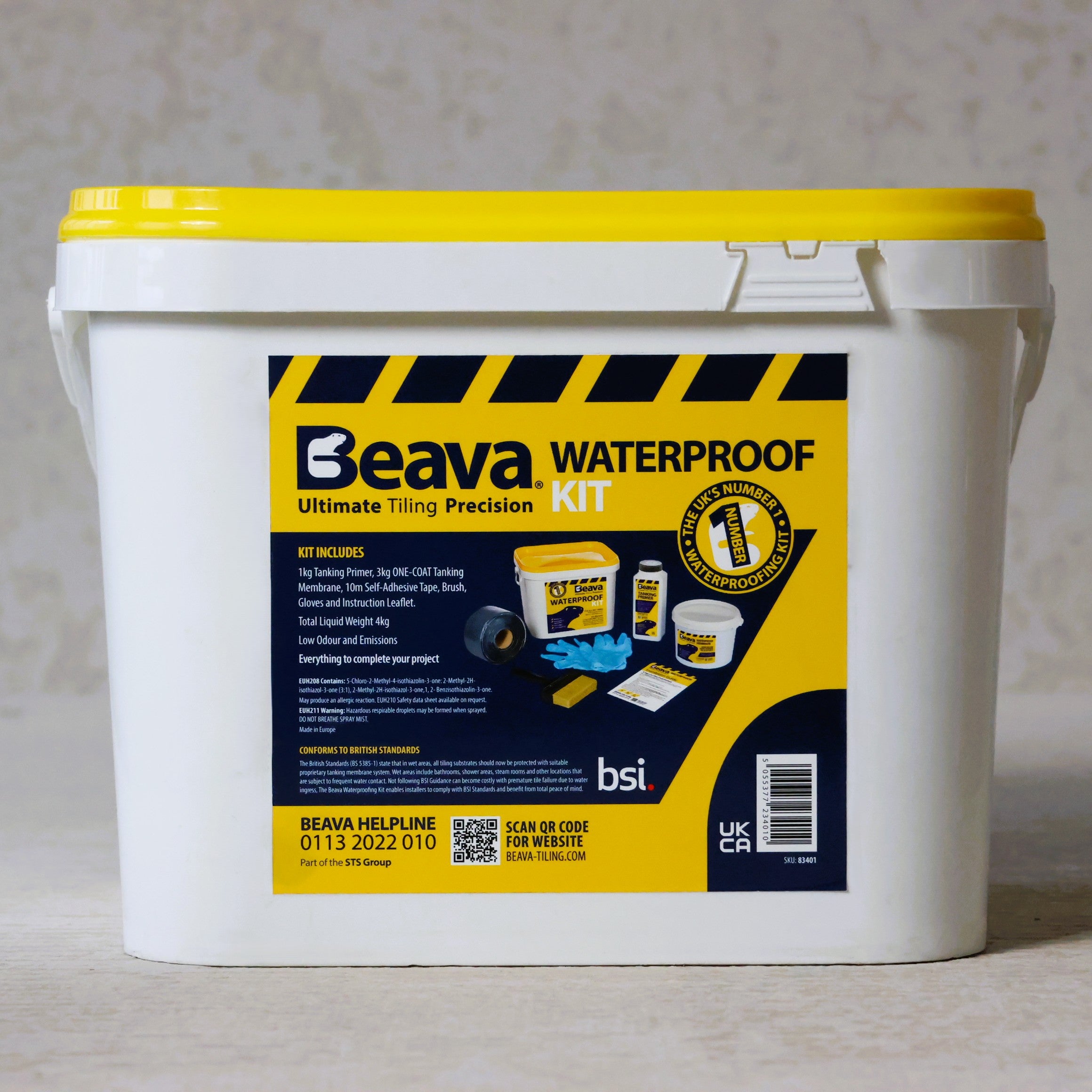 Beava Waterproofing Tanking Kit - Comprehensive waterproofing solution for bathrooms and wetrooms.