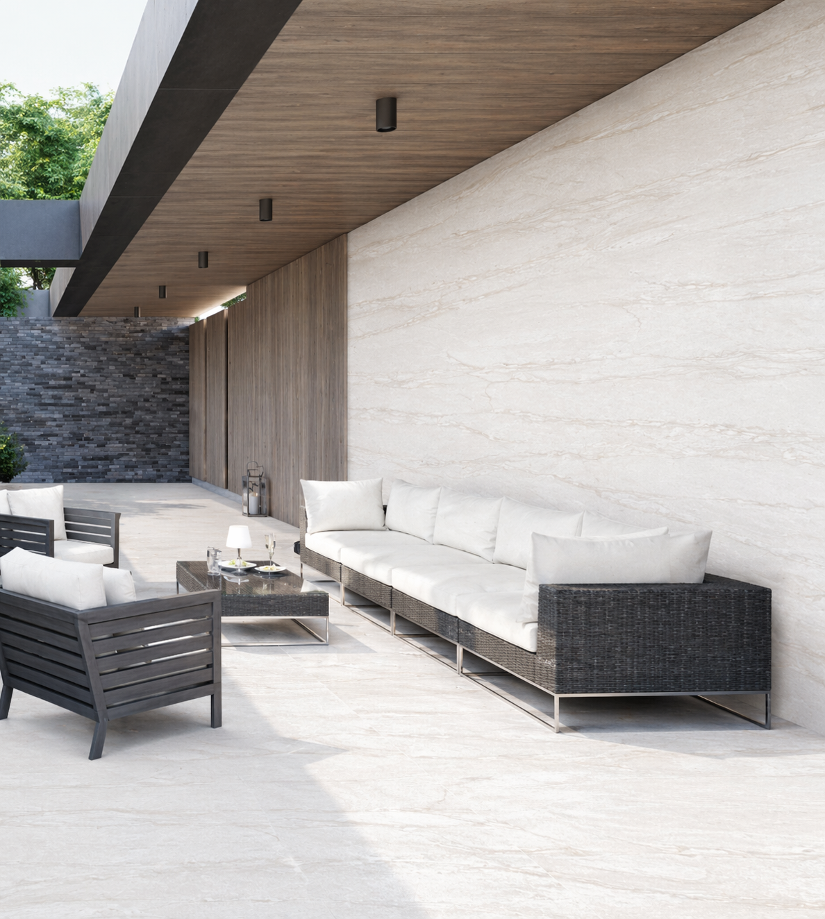 Durban White Matt 60x120cm - £29.99 per M²