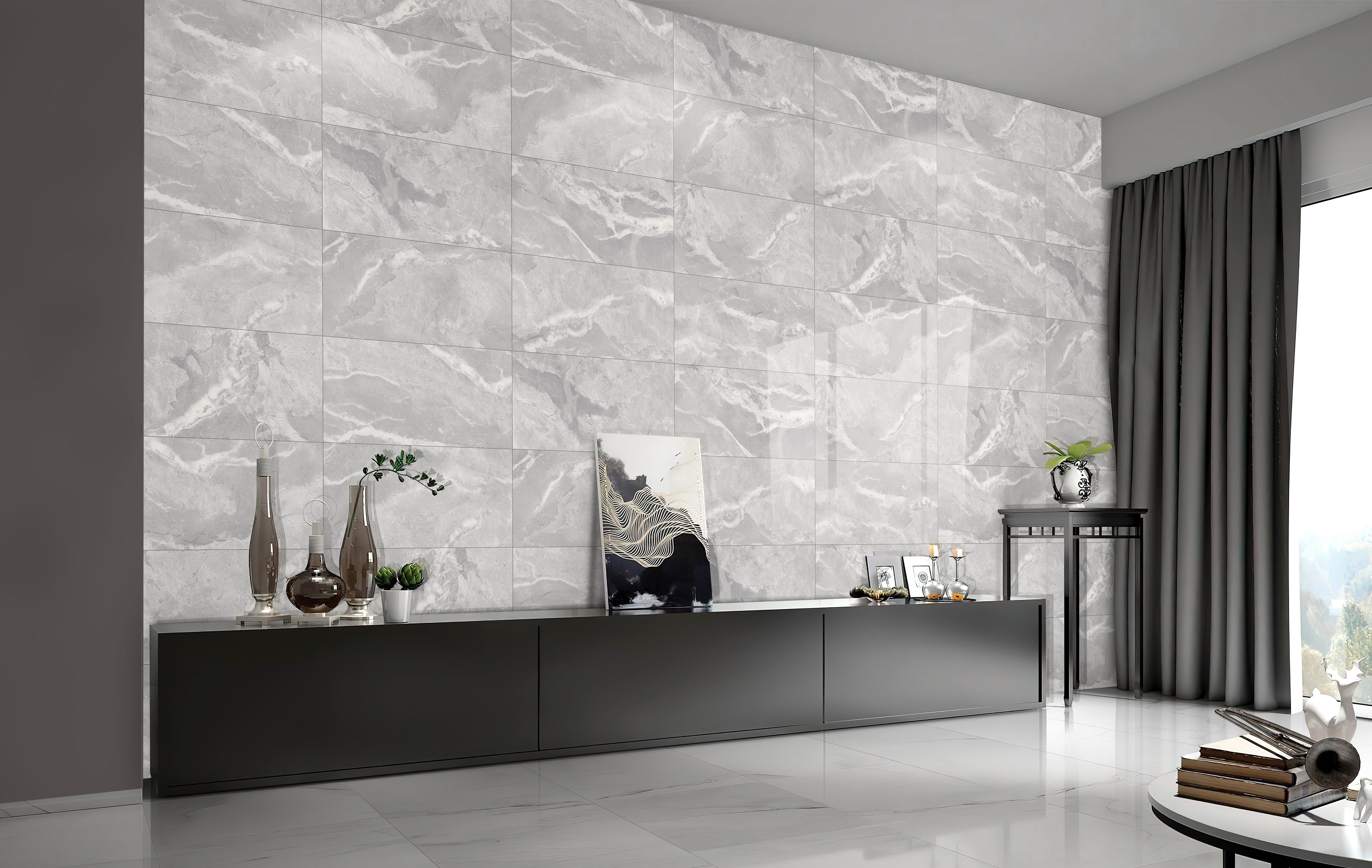 Aurora Grey Polished 30x60cm - £22.99 per M²