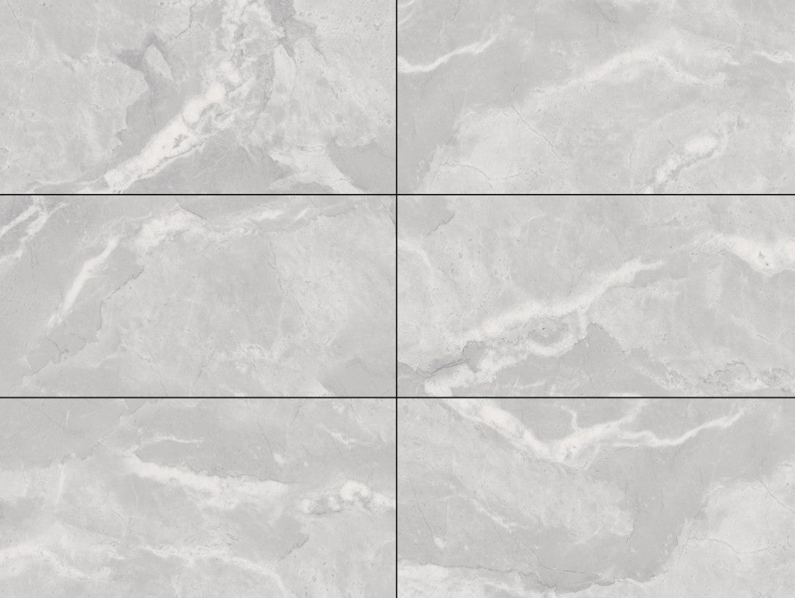 Aurora Grey Polished 30x60cm - £22.99 per M²