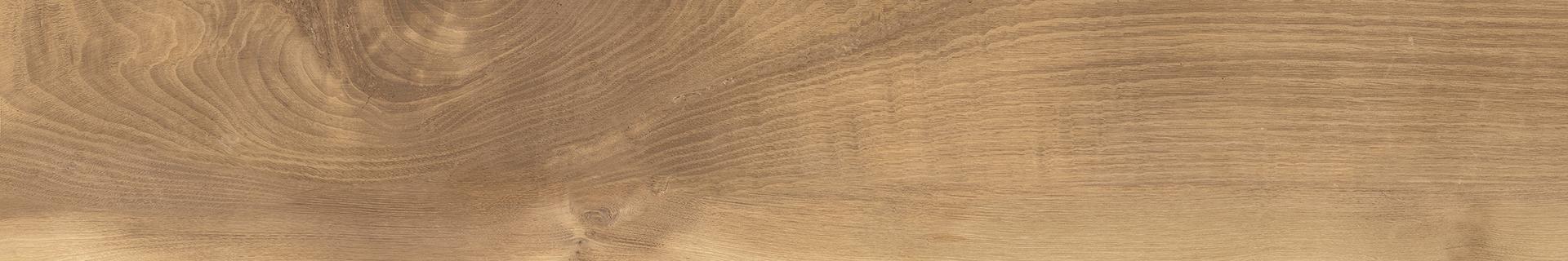 Twenty Tronco 20x120cm porcelain tile featuring a warm, honey-toned wood grain pattern.