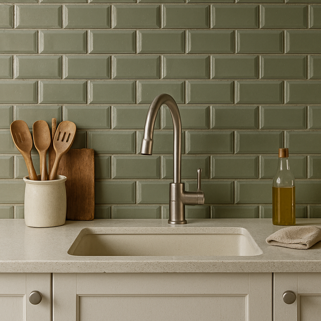 Mini Metro Sage 7.5x15cm - £18.65 per M²