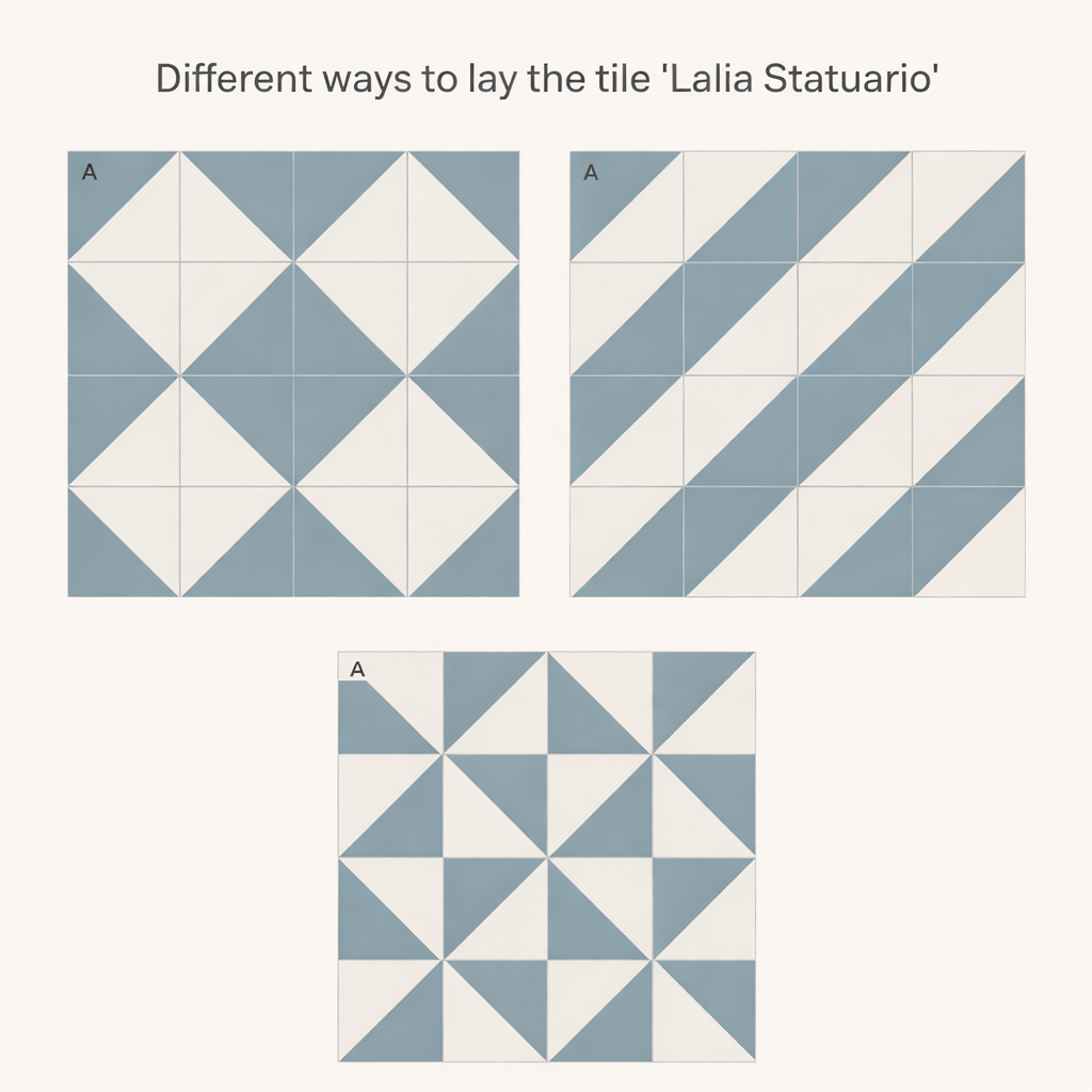 Lalia Statuario 20x20cm - £44.99 per M²