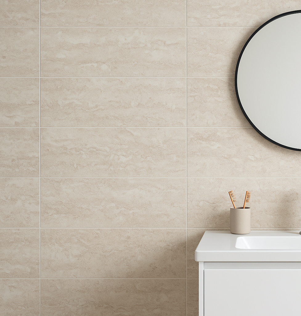 Aral Beige 28x70cm - £10.00 per M²