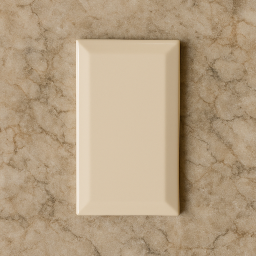 Maco Metro Cream Gloss 10x20cm - £18.00 per M²
