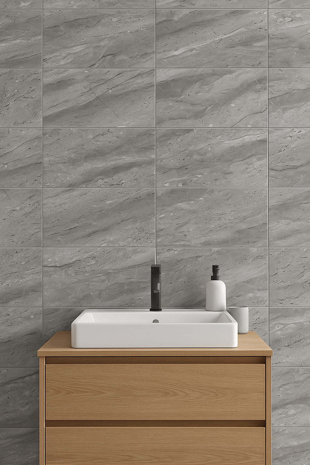 Roma Grey Gloss 30x45cm - £13.99 per M²