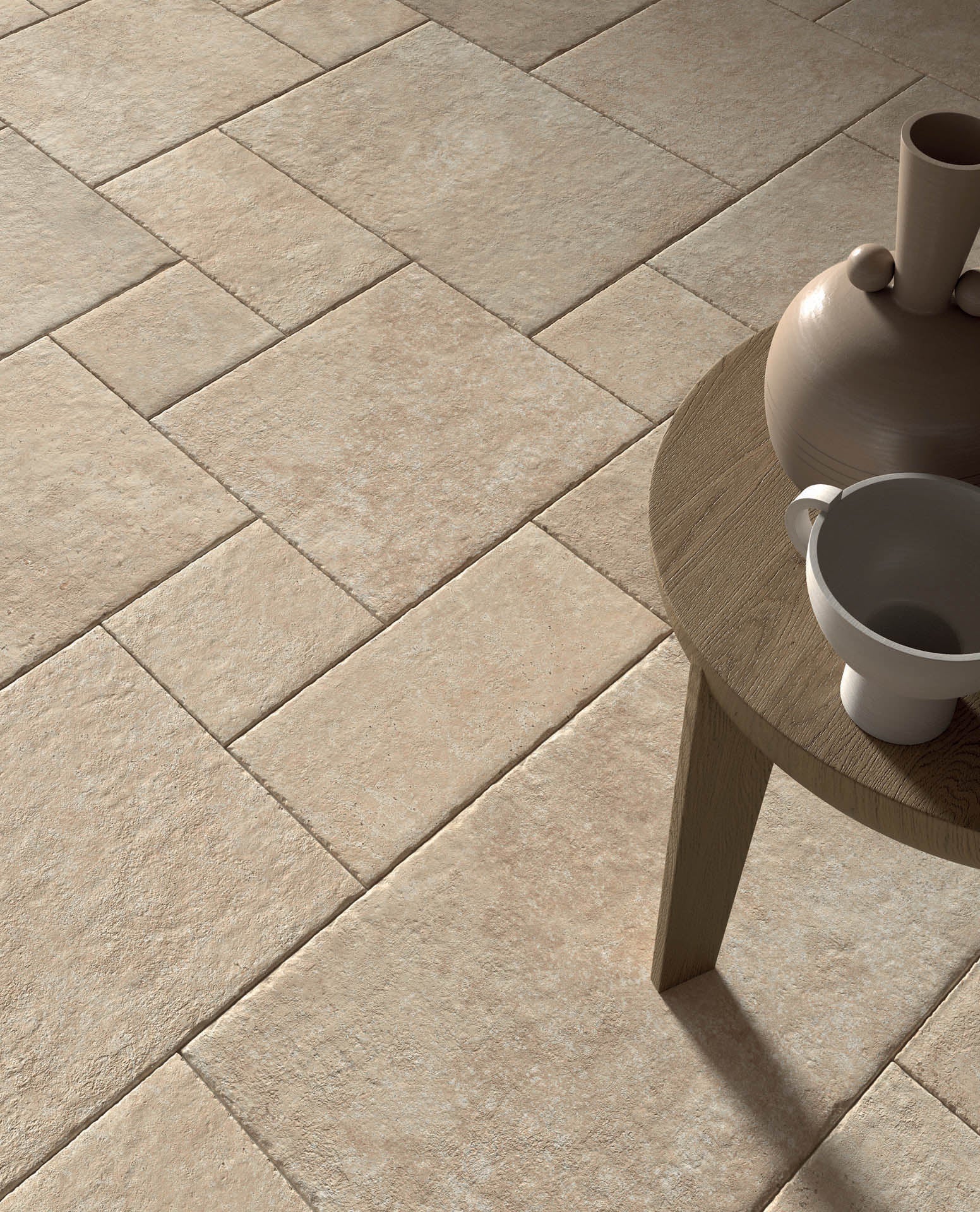 Jerusalem Tumbled Beige Modular - £46.99 per M²