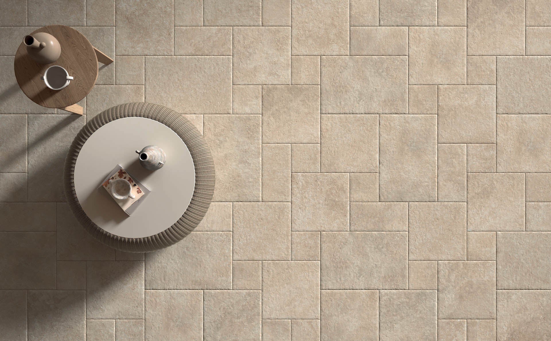 Jerusalem Tumbled Beige Modular - £46.99 per M²