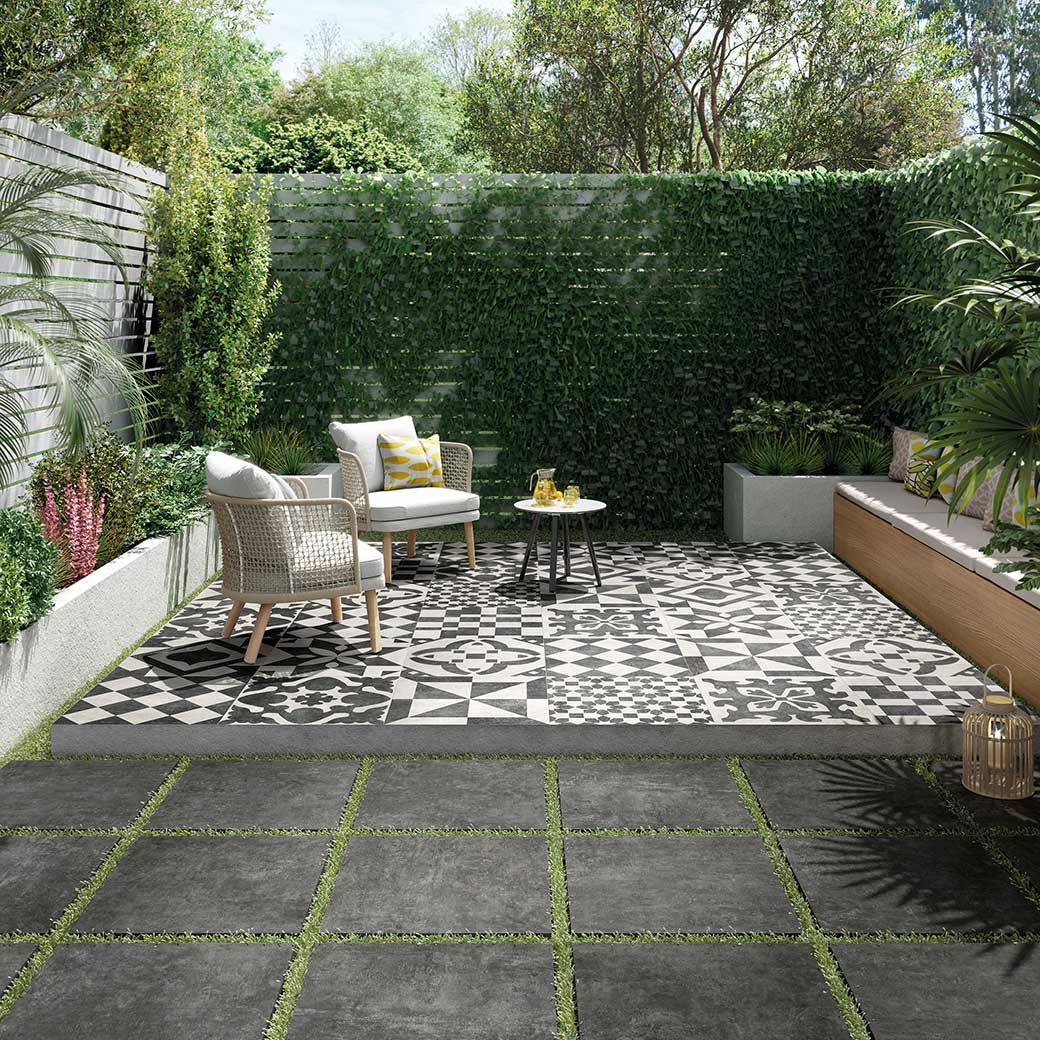 Evoque Mix B&W Paver 60x60x2cm Paver - £49.00 per M²