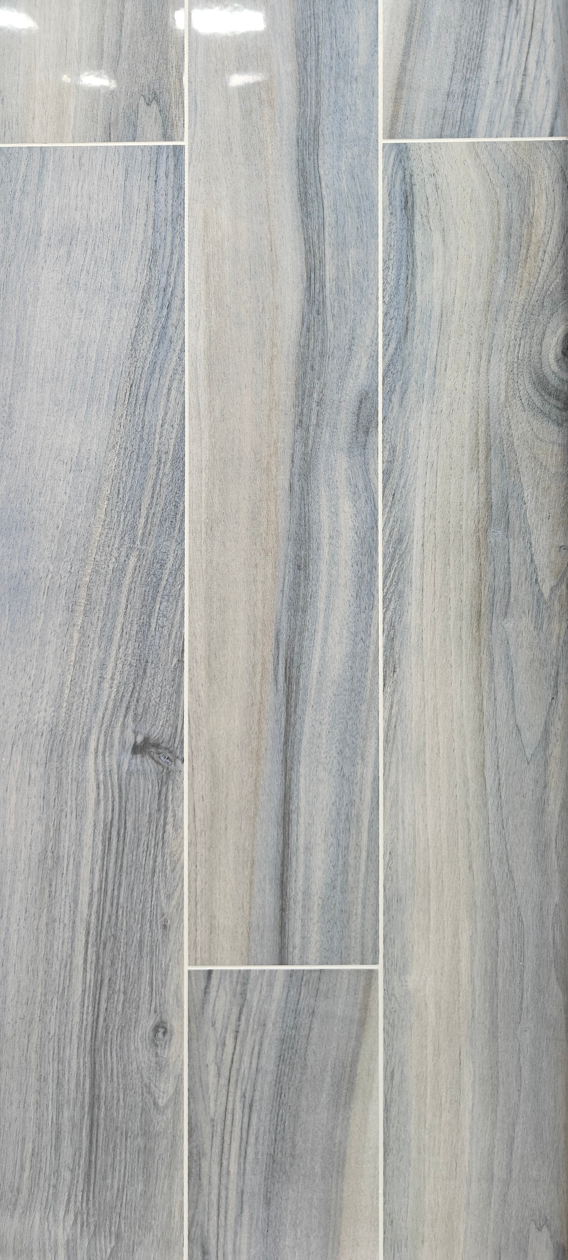 Time Blue Polished Wood 20x120cm - £22.99 per M²