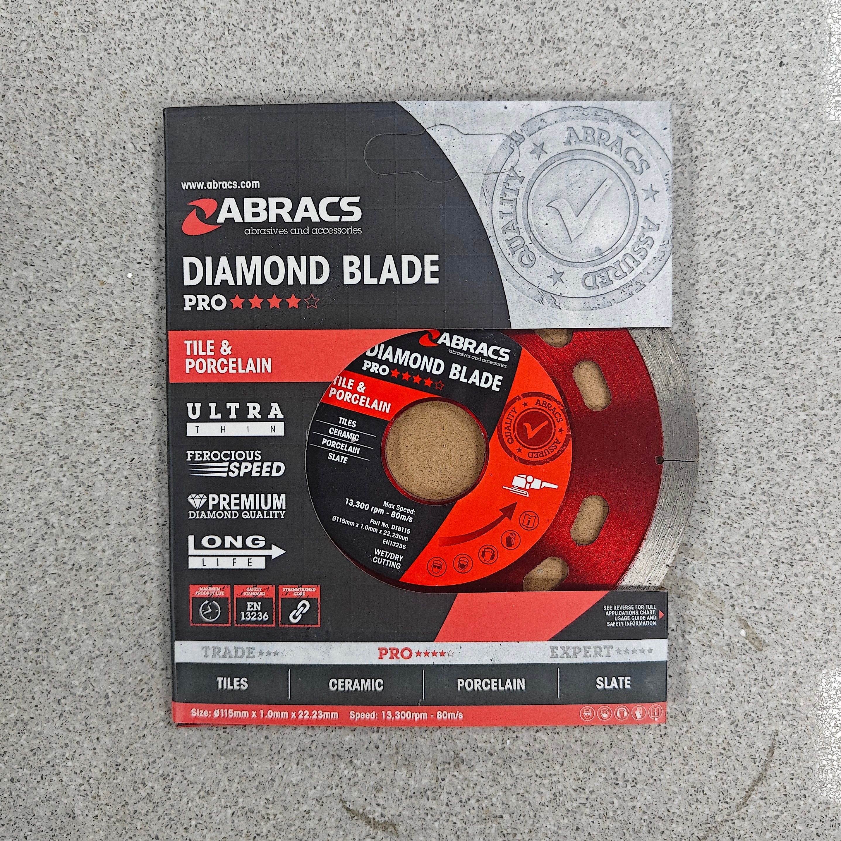 Abracs Ultra Thin Grinder Blade 115mm