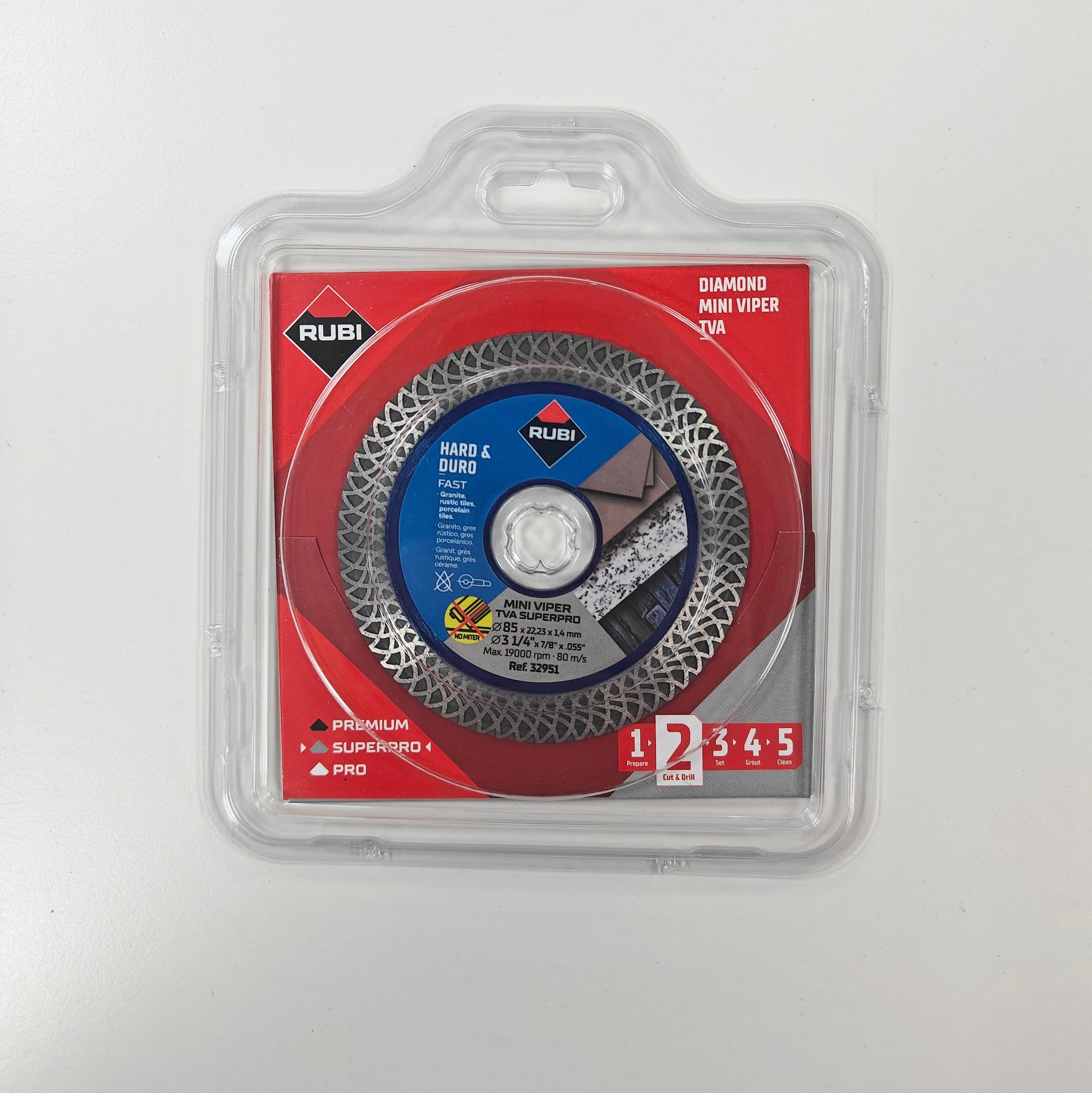 Rubi Turbo Viper TVA Mini Grinder Blade 85mm