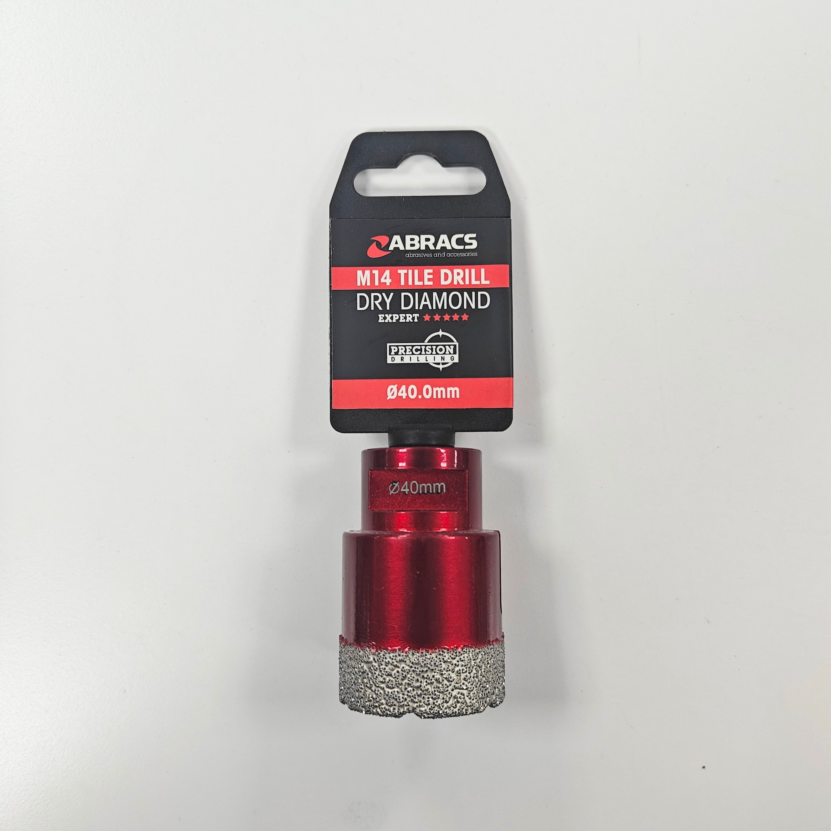 Abracs 40mm M14 Diamond Tile Drill Bit