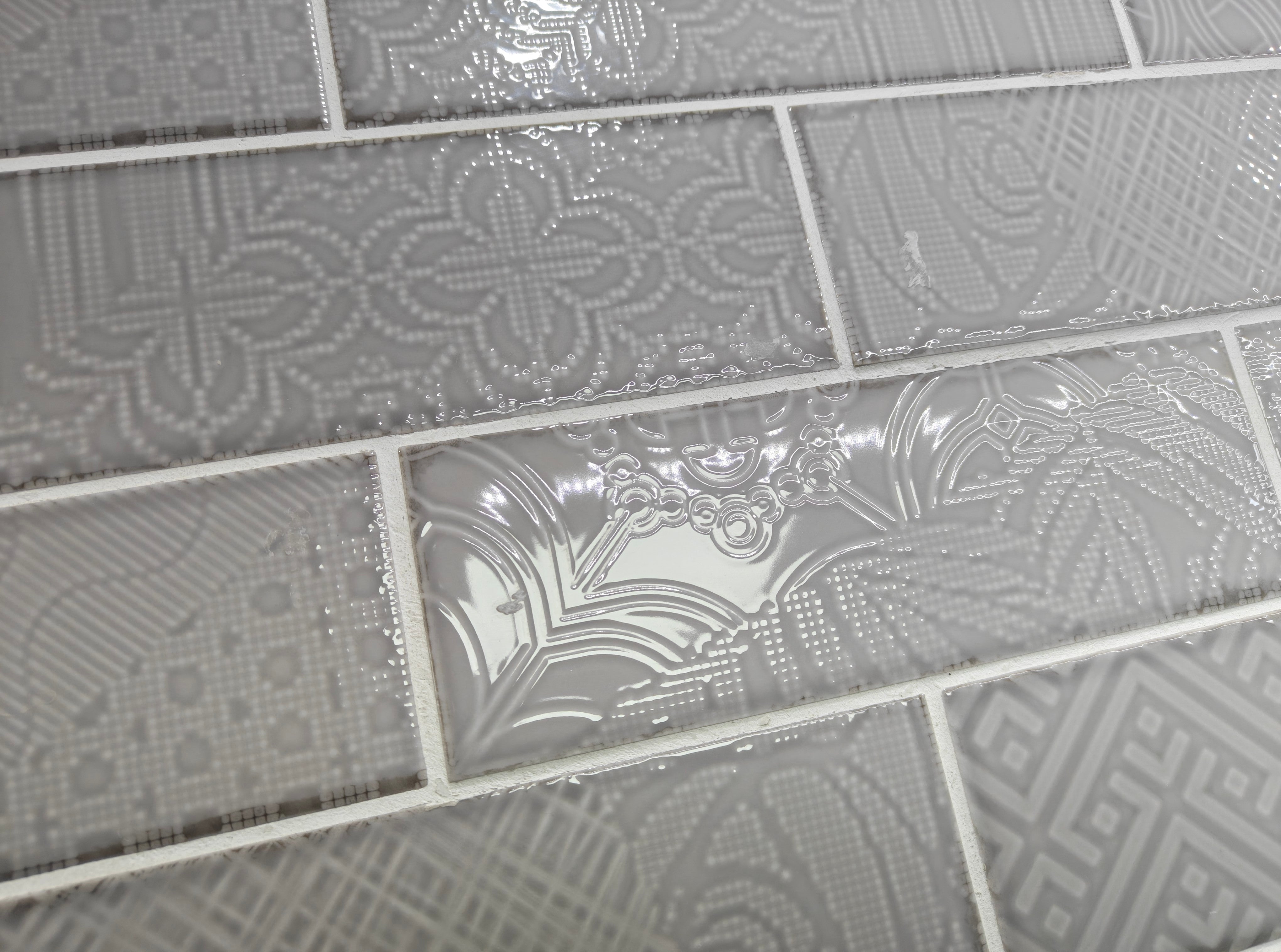 Volga Silver 7.5x22.5cm - £19.99 per M²
