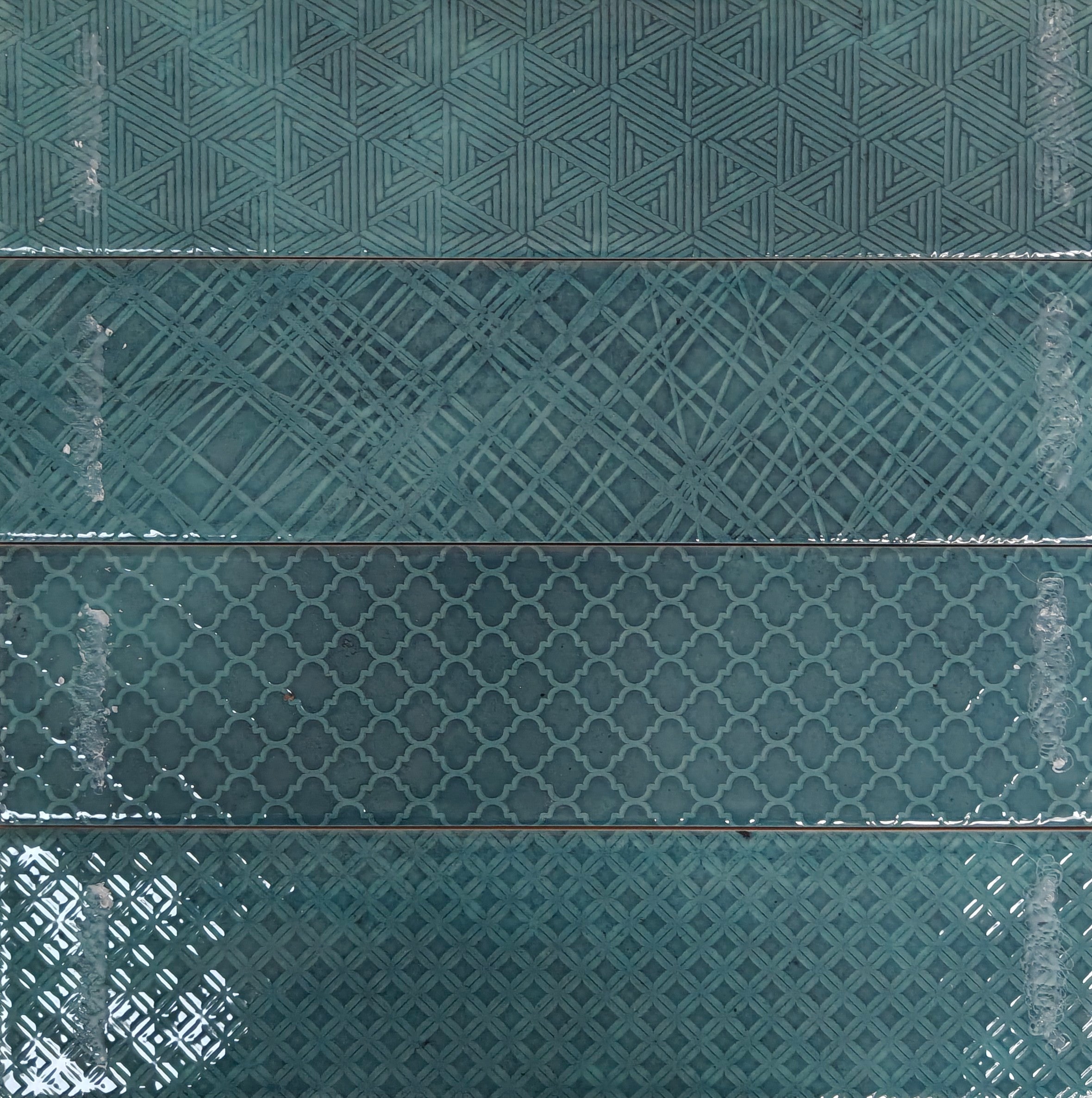 Ness Emerald Decor 7.5x30cm - £38.99 per M²