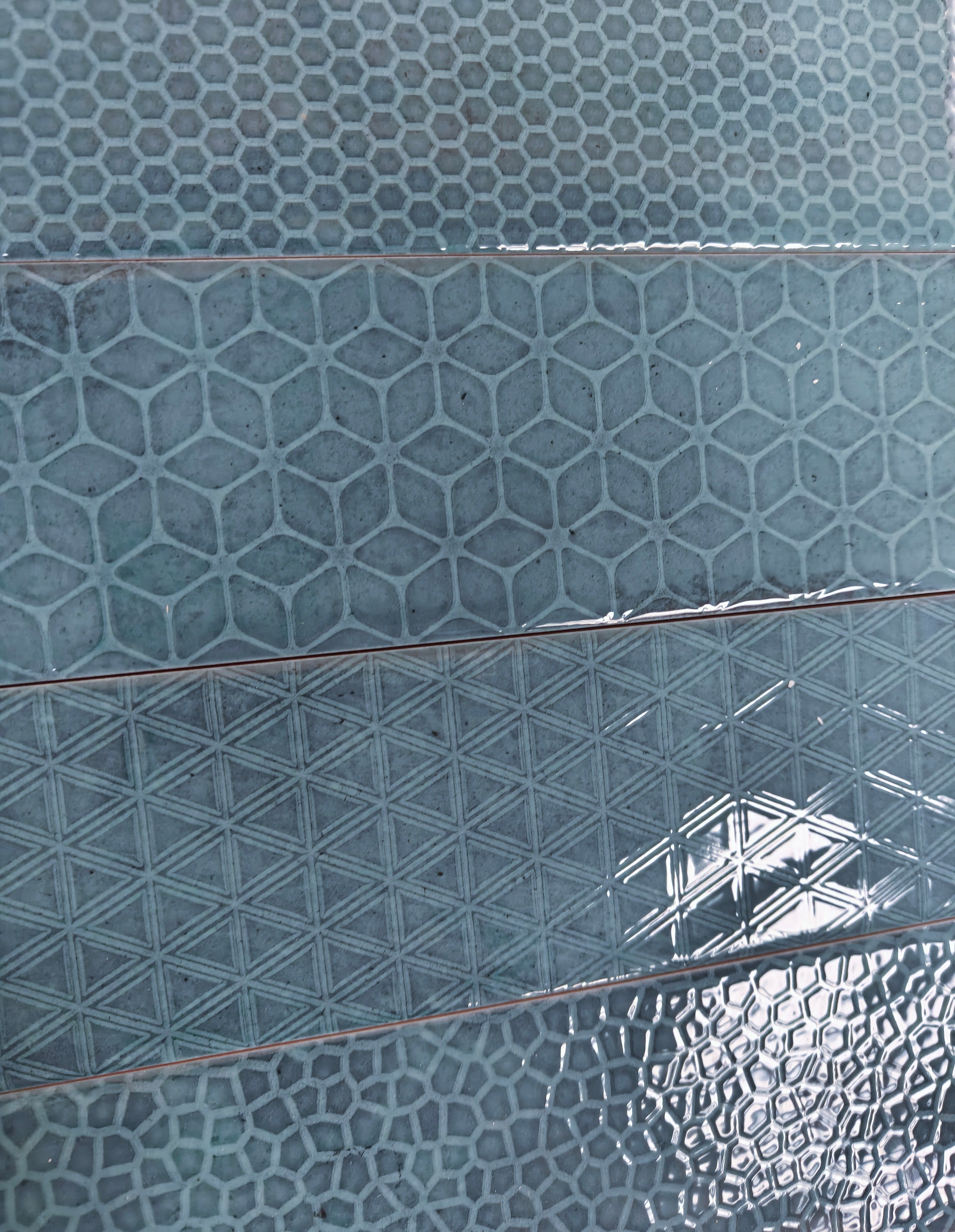 Ness Emerald Decor 7.5x30cm - £38.99 per M²