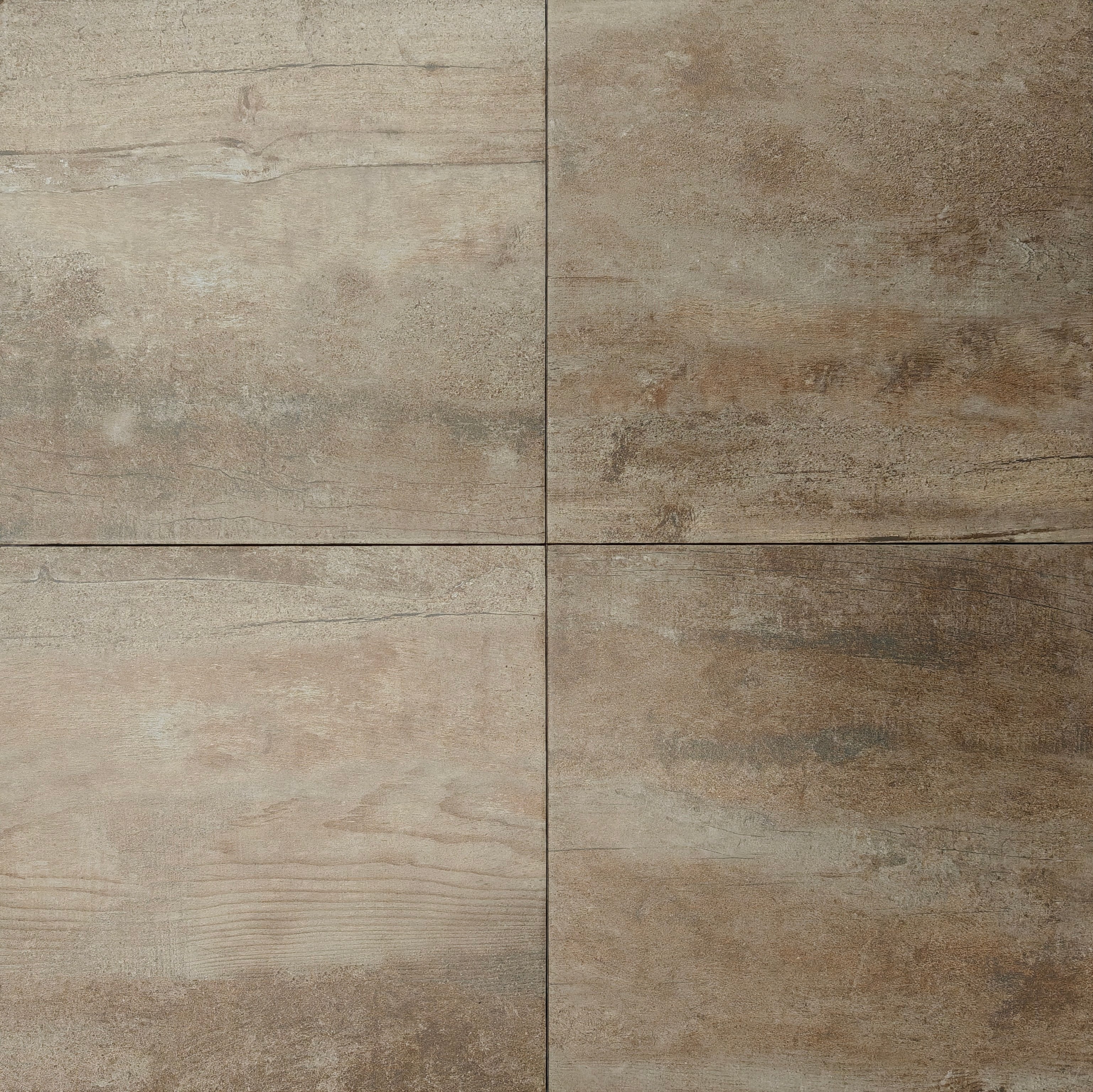 Explorer Barcelona 33x33cm porcelain tiles showcasing a warm, natural stone and concrete aesthetic.