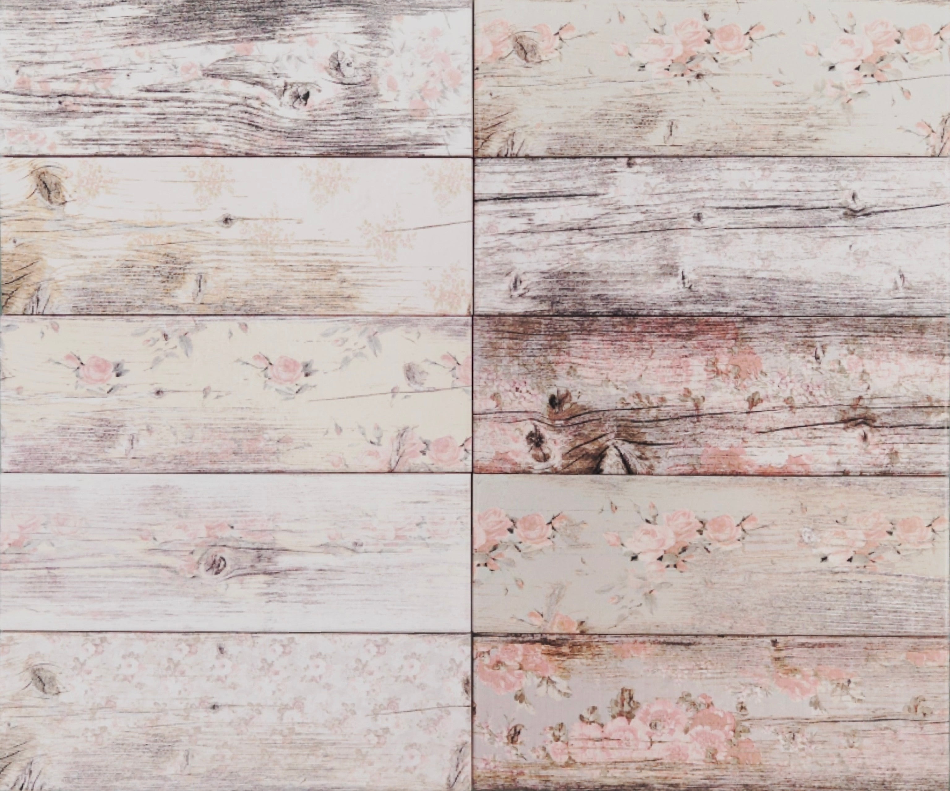 Java Wood Floral 7.5x22.5cm - £38.99 per M²