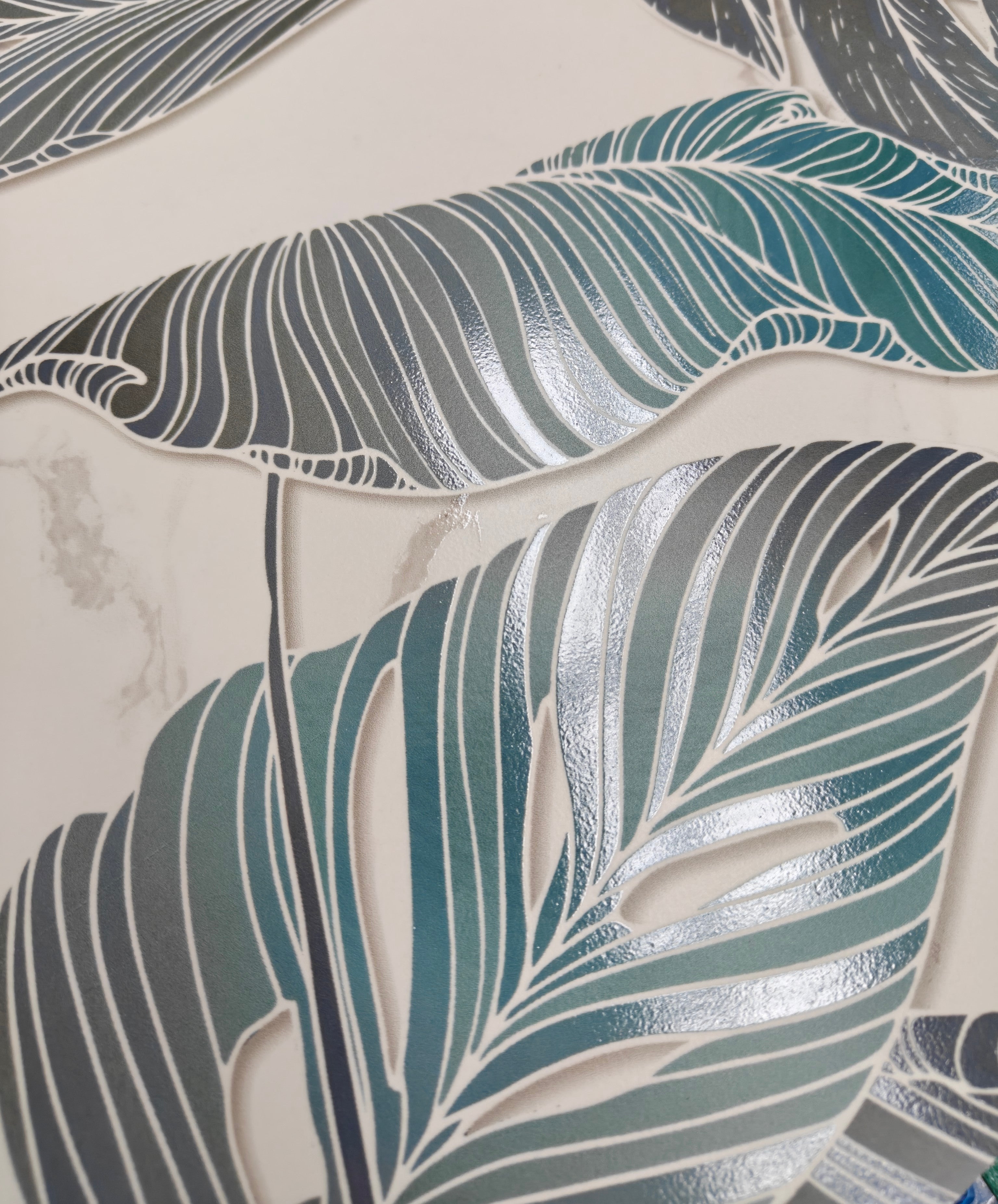 Vienna Green Floral Decor 30x60cm - £23.95 per M²