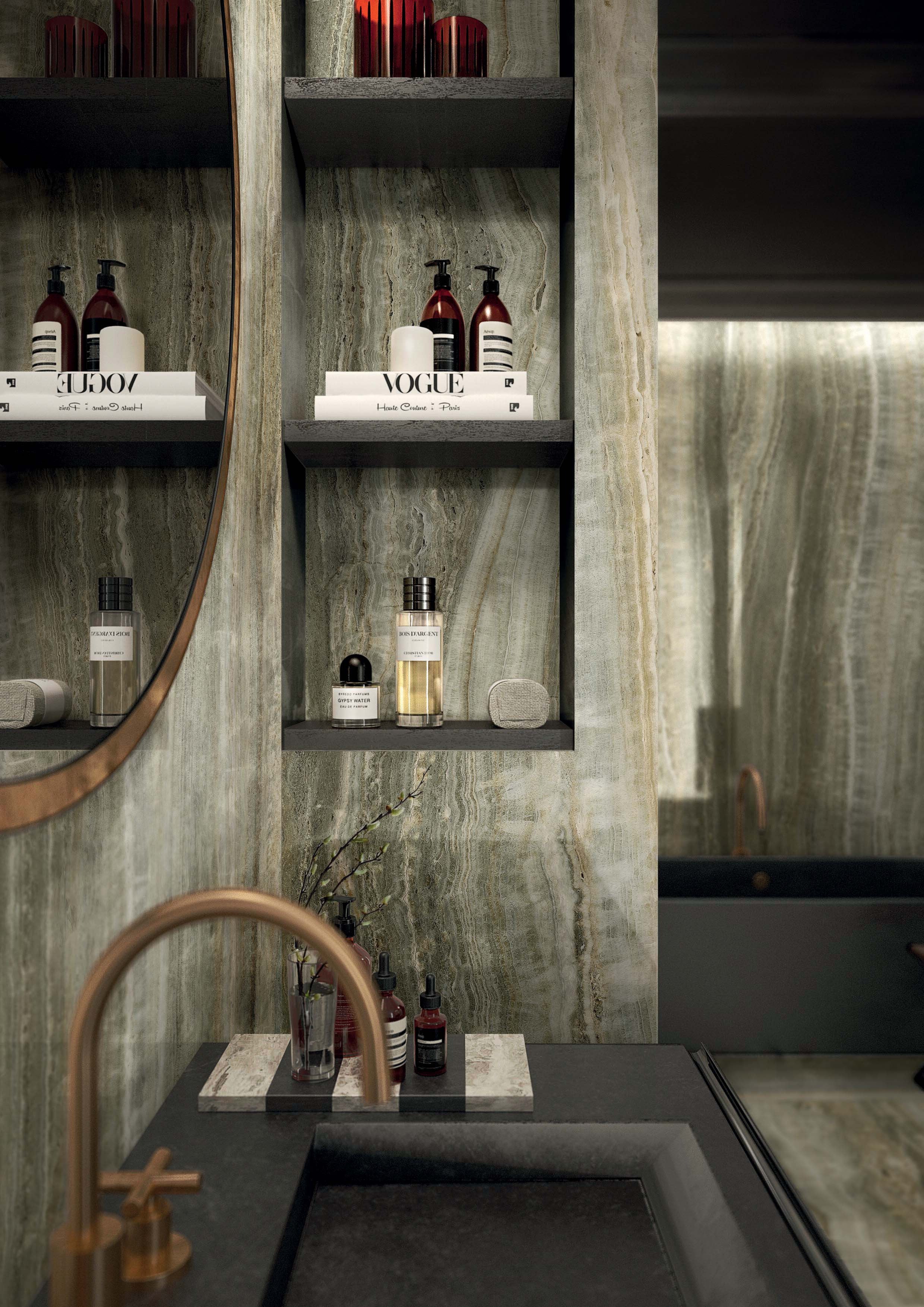 Eccentric Lux Sage Polished 60x120cm - £58.99 per M²