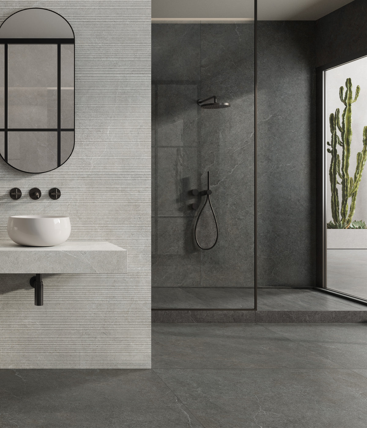 Limestone Dark 80x80cm - £44.99 per M²