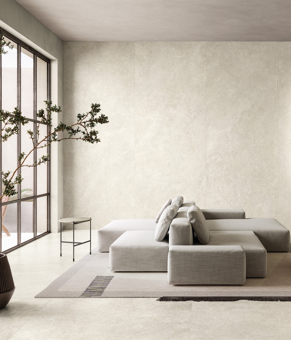 Limestone White 80x80cm - £44.99 per M²