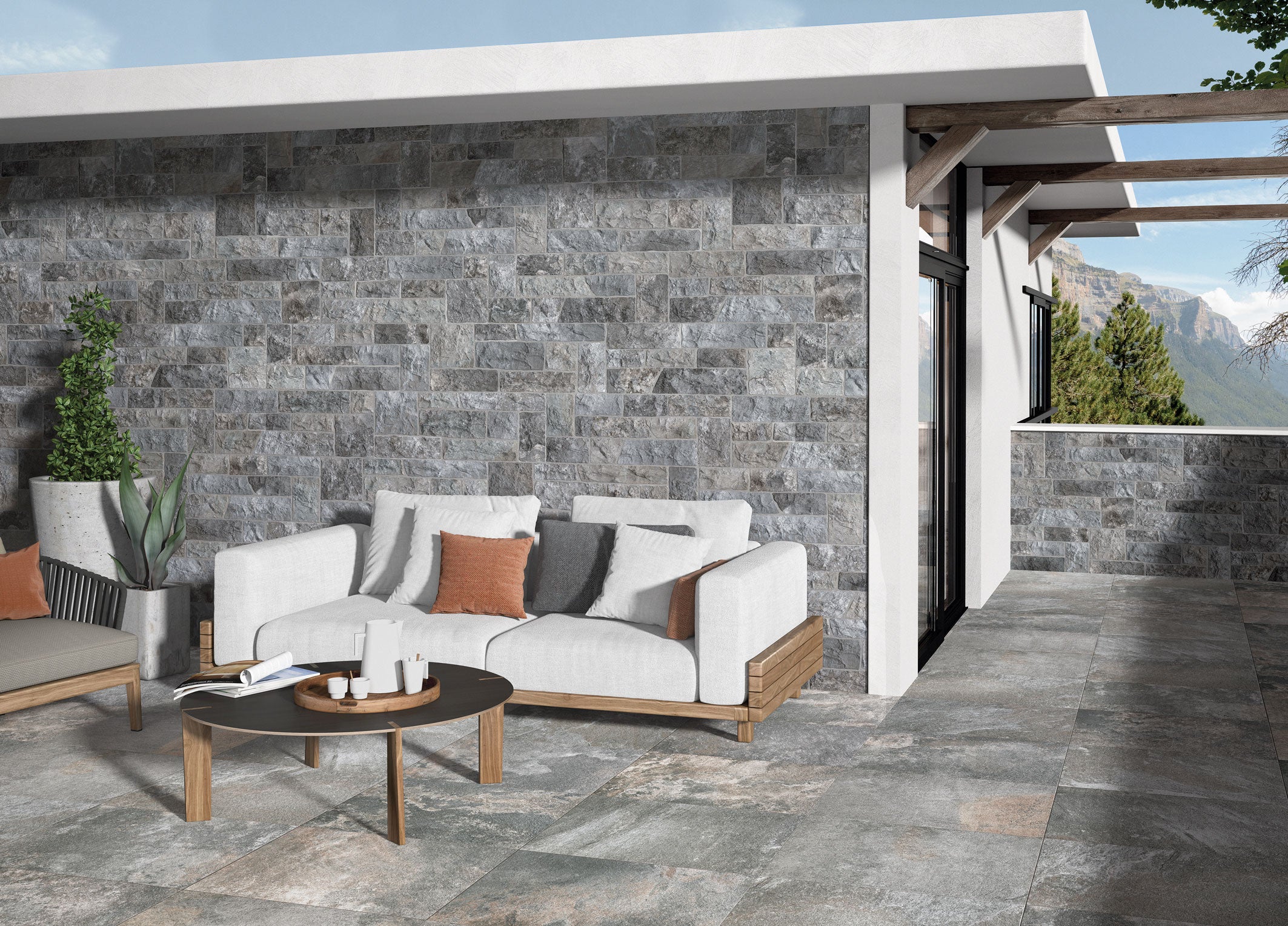 Maestrat Grey Splitface 32x89cm - £42.99 Per M²