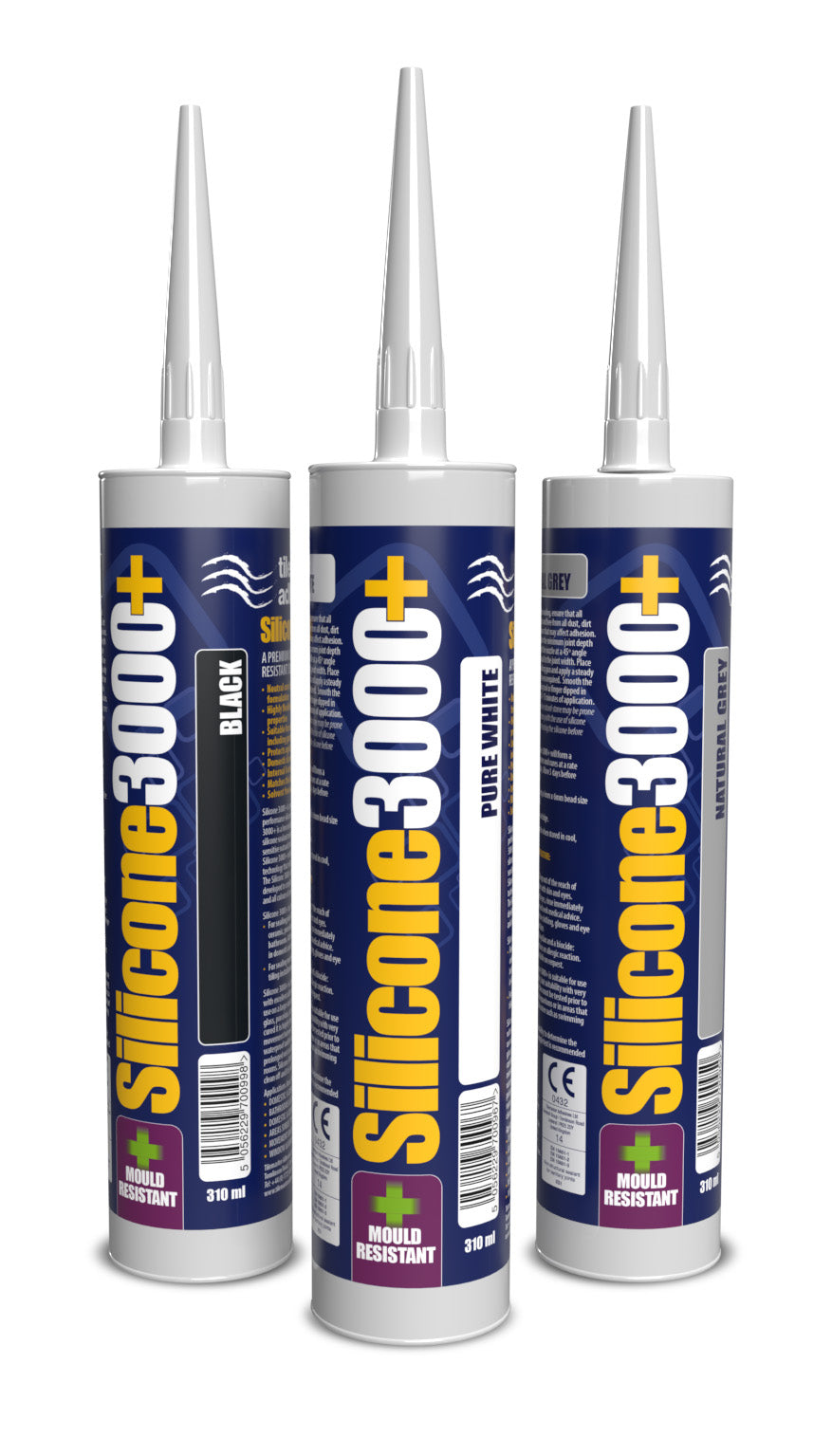 Tilemaster Silicone 3000 + 310ml - Gravel