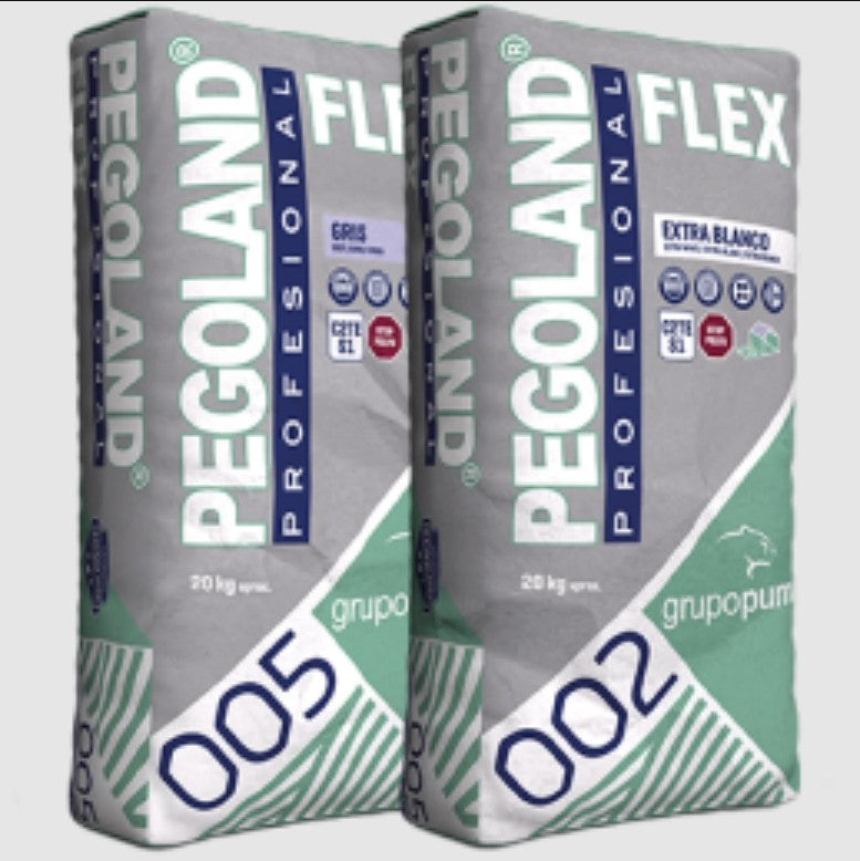 PEGOLAND PROFESSIONAL FLEX SLOWSET S1 WHITE 20KG [50 BAGS]