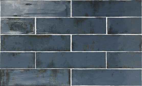 Grunge Blue 7.5x30cm - £22.66 per M²