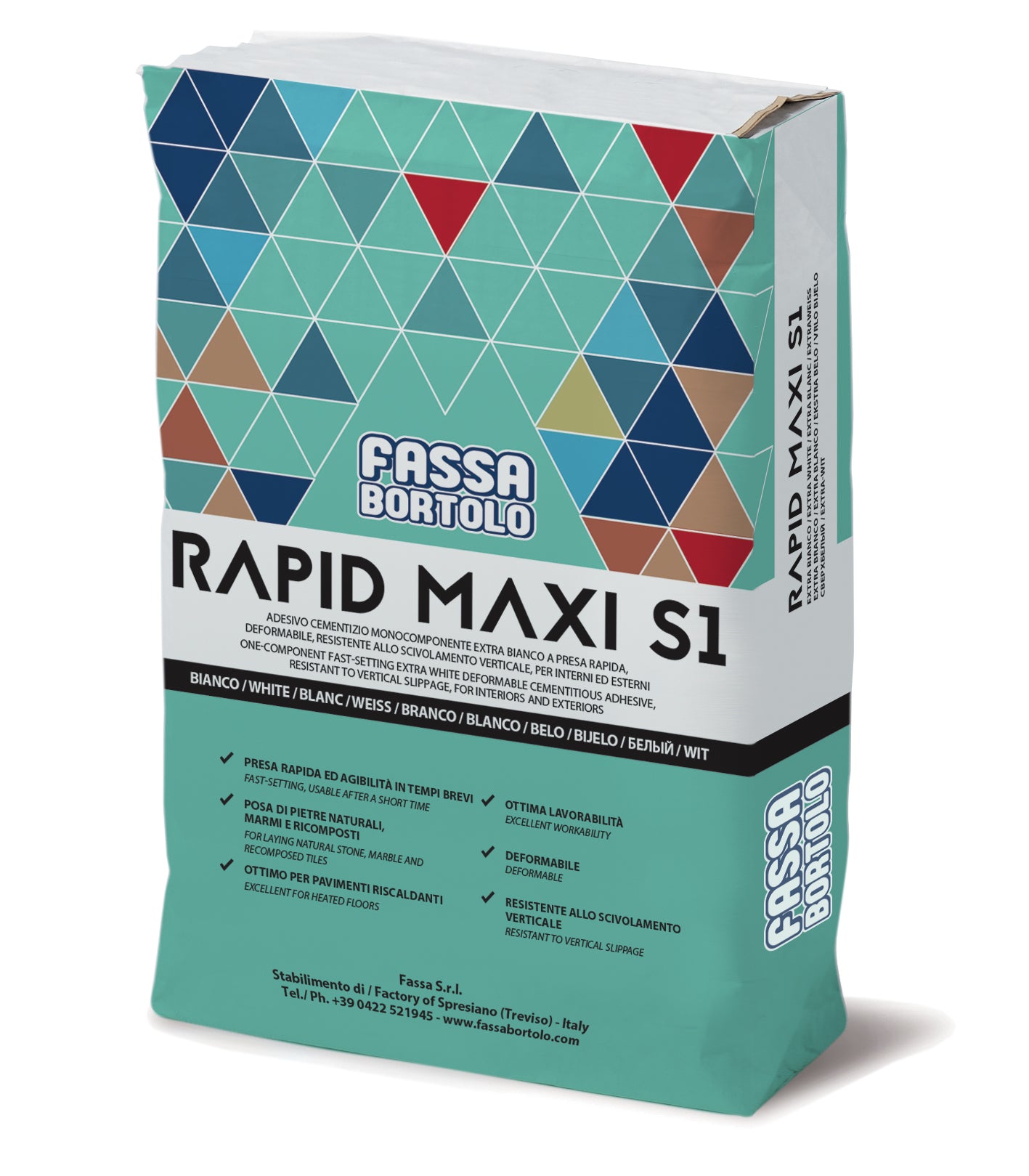 Fassa Rapid Maxi S1 Adhesive White 25kg