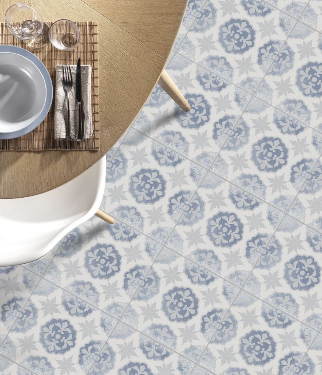 Floral Pisa 20x20cm - £38.99 per M²