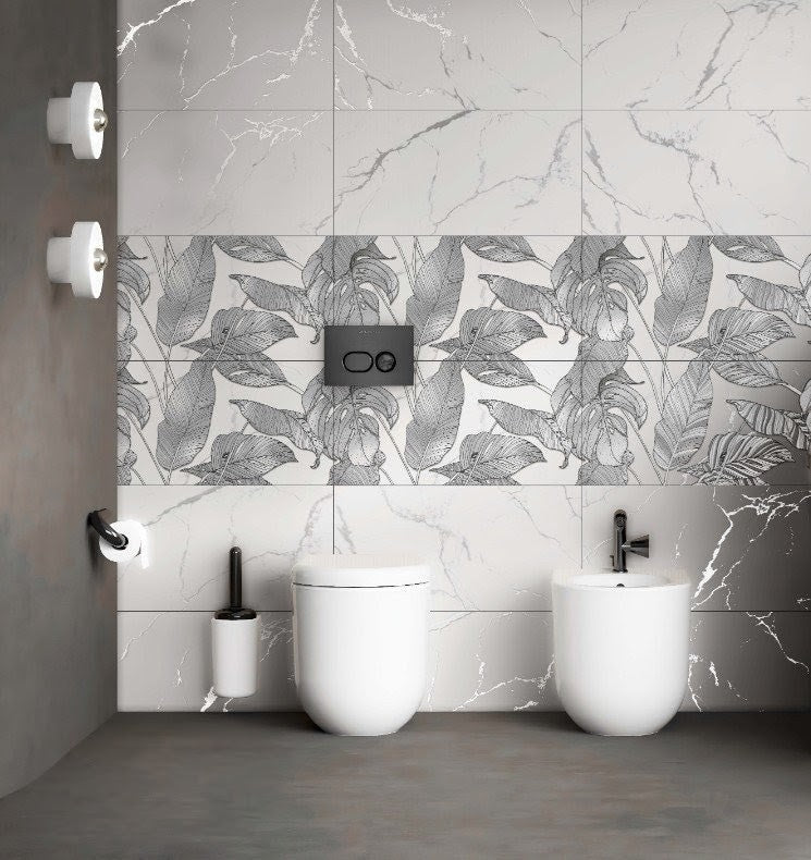 Vienna Floral Decor 30x60cm - £19.99 per M²