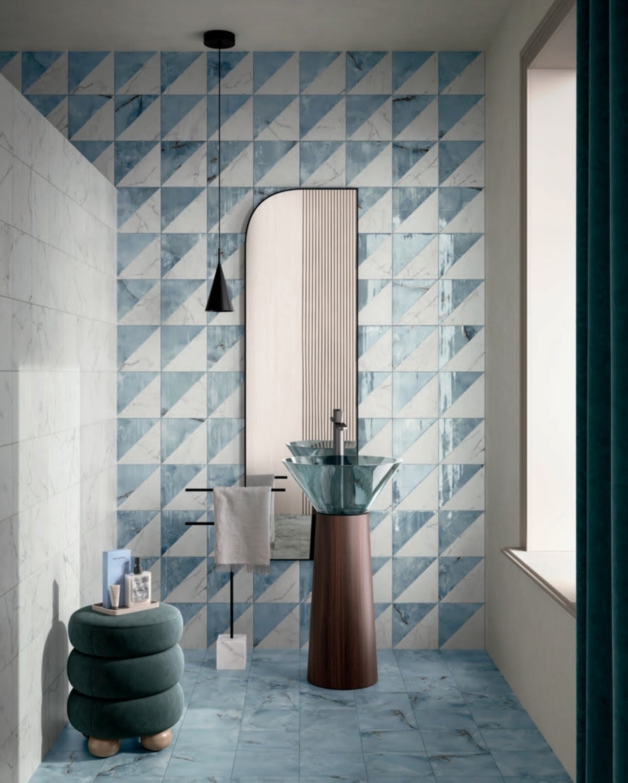 Lalia Statuario 20x20cm - £44.99 per M²