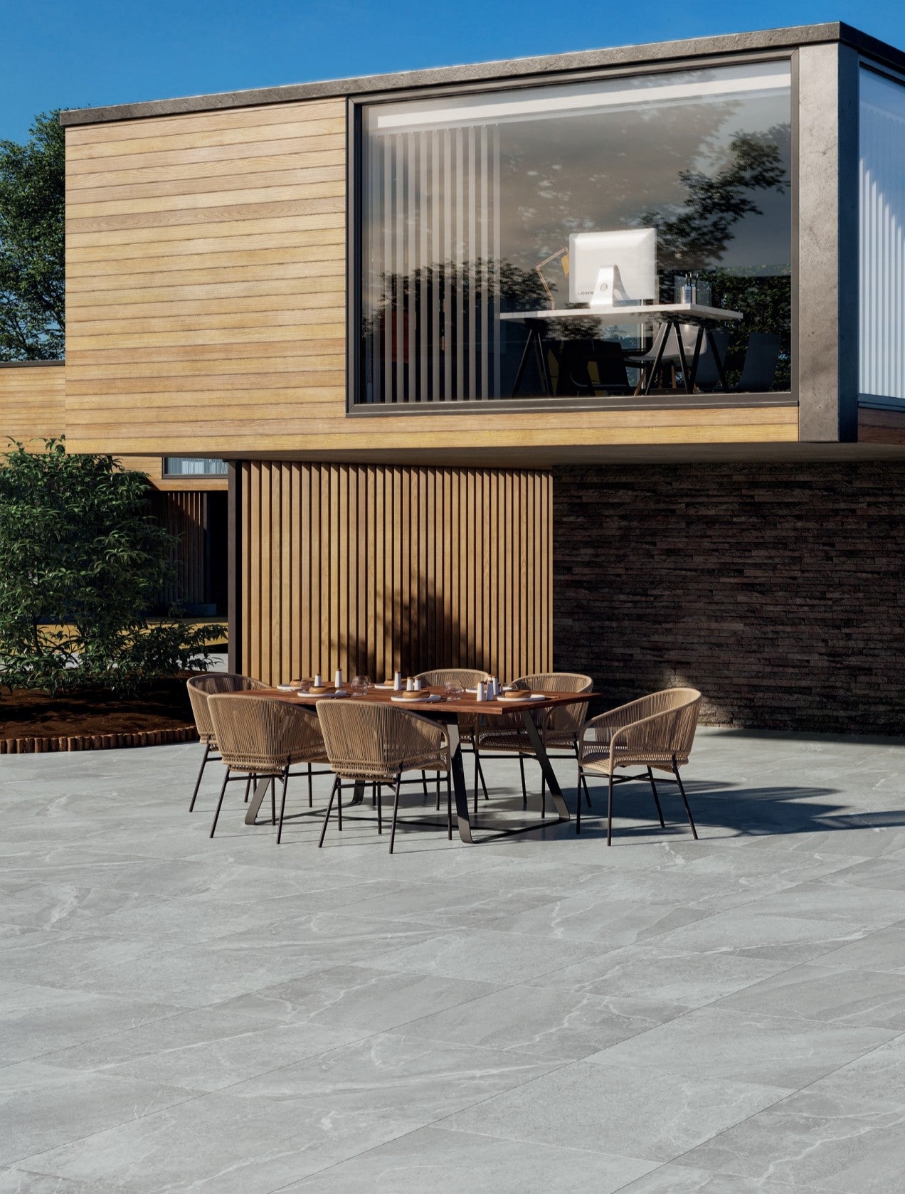 Bodo Grey 60x60x2cm Paver - £22.99 per M²