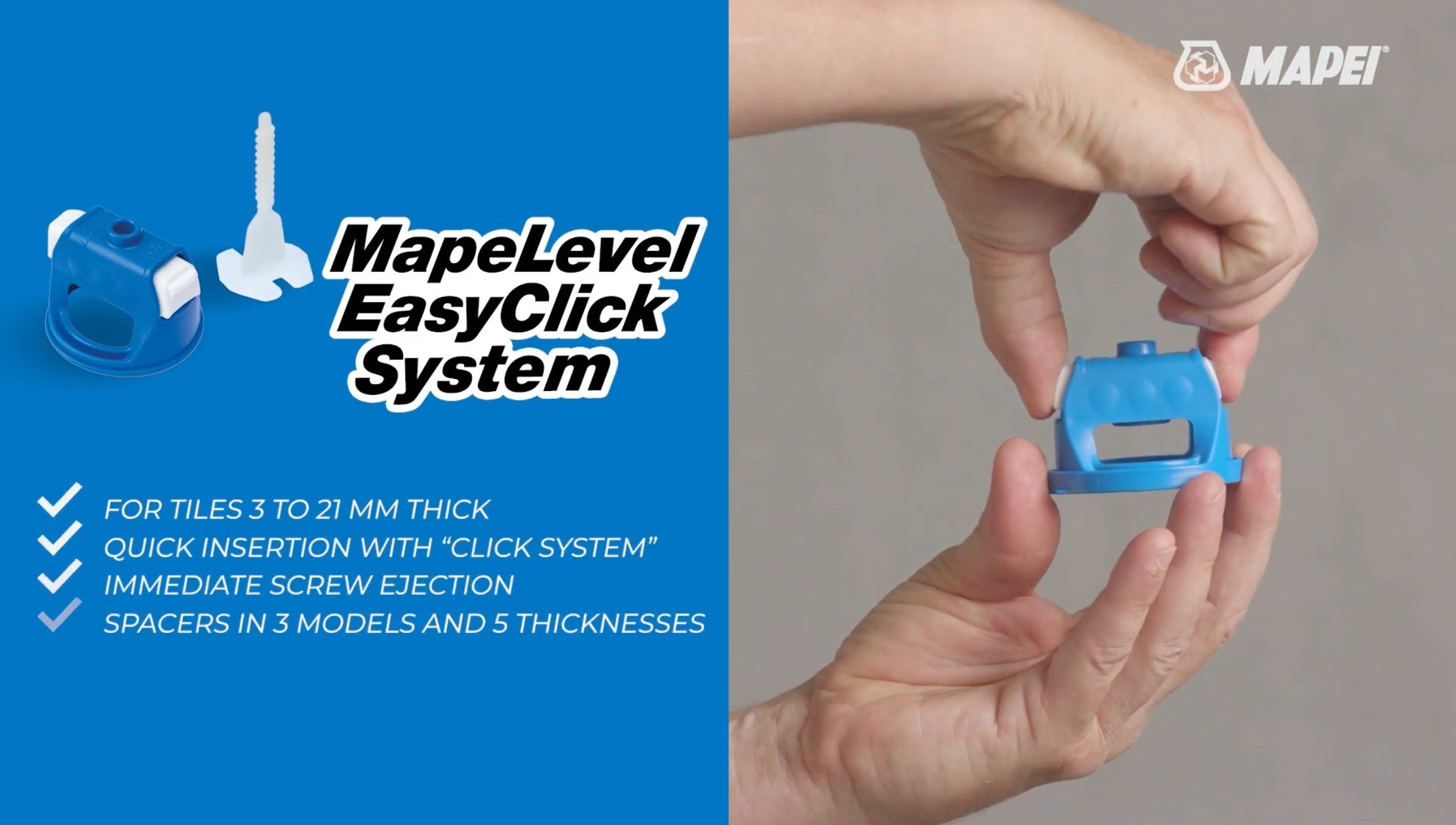 Mapei MapeLevel Easyclick Cap - 50 Pack