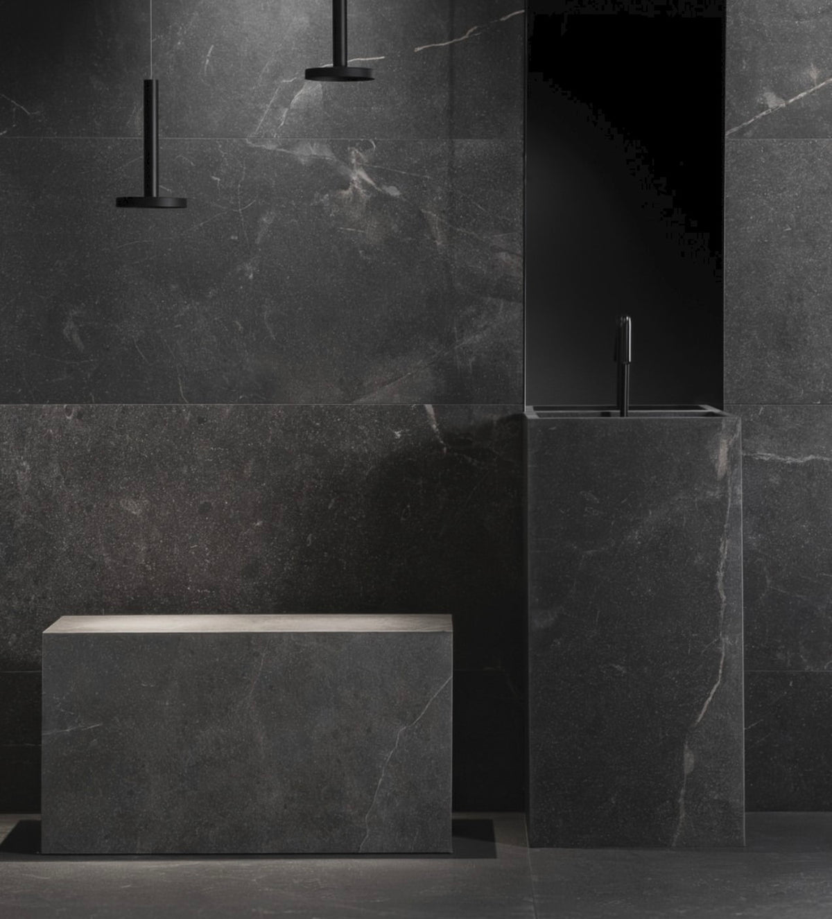 Mont Iblei Nero Lapado 60x120cm - £46.99 per M²