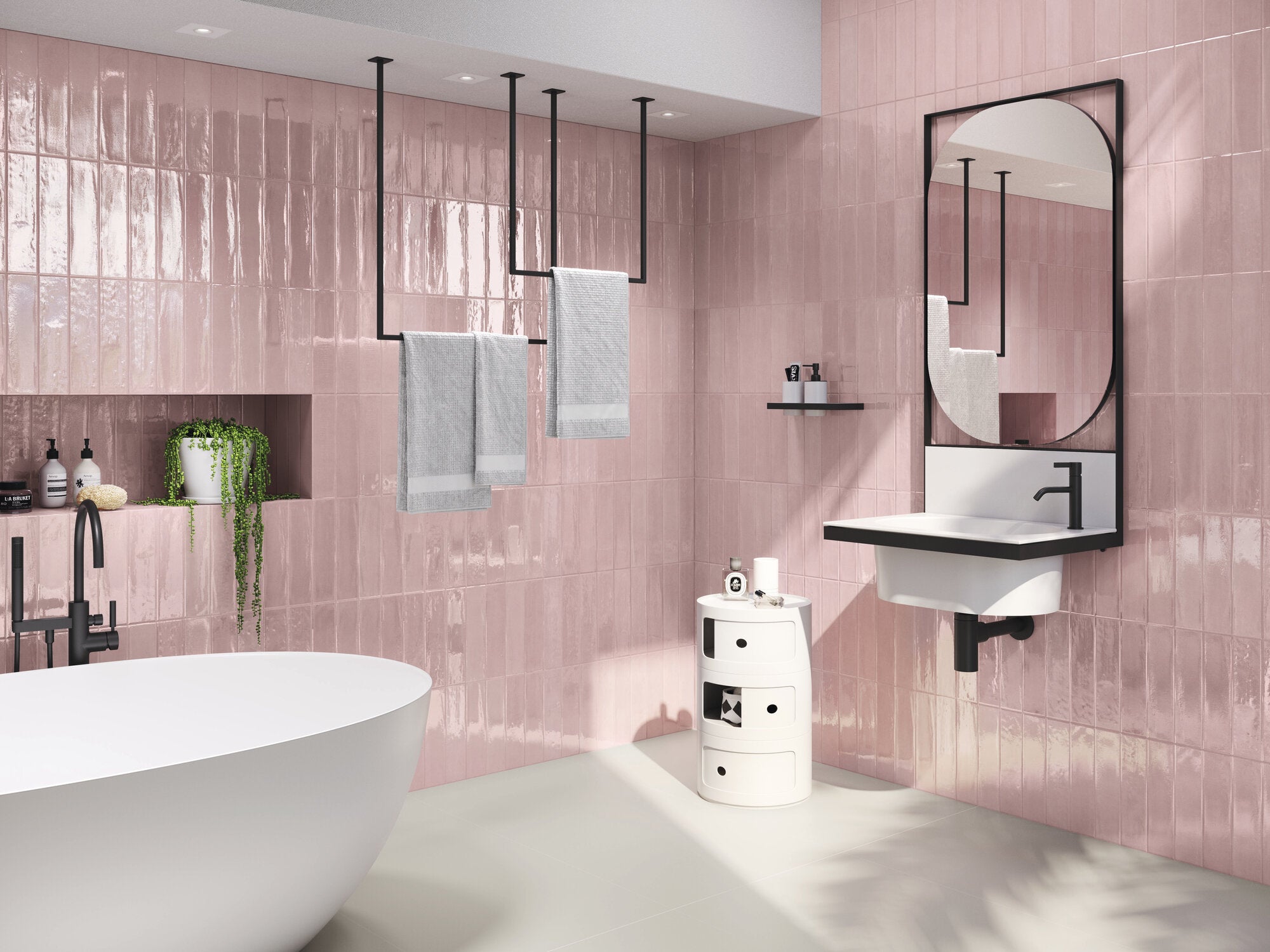 Mired Tile Mire Rose 7.5x30cm - £36.99 per M² – discountceramicsonline