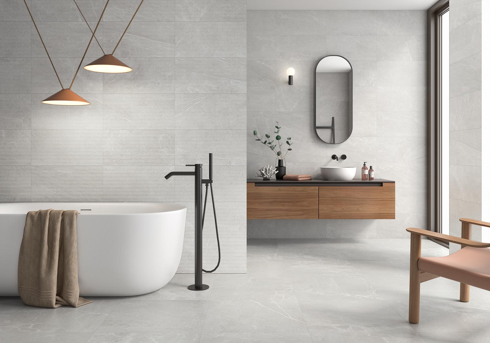 Burlington Grey Decor 29.5x59.5cm - £27.99 per M²